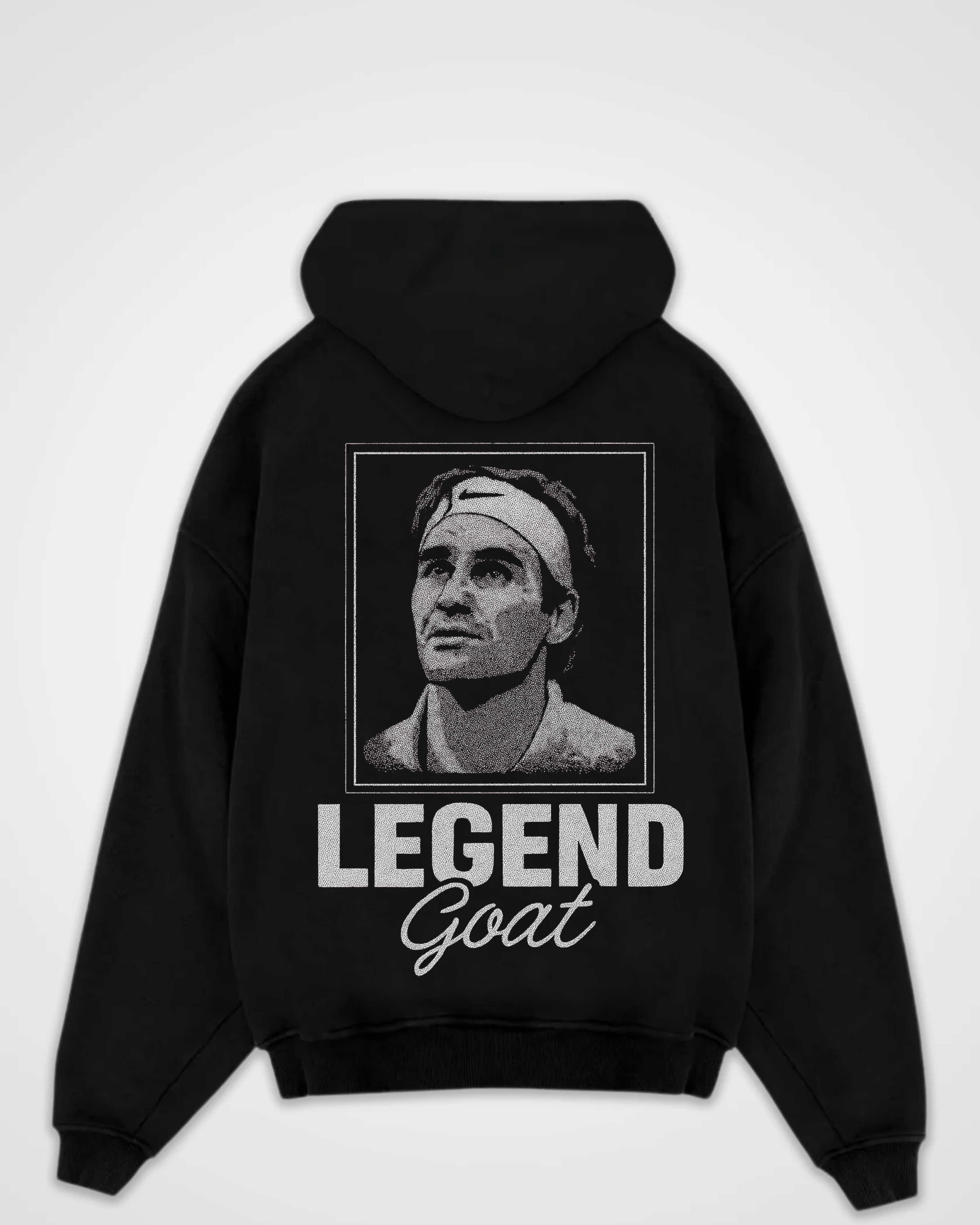 Roger Federer Legend/Goat Merch Oversized Hoodie