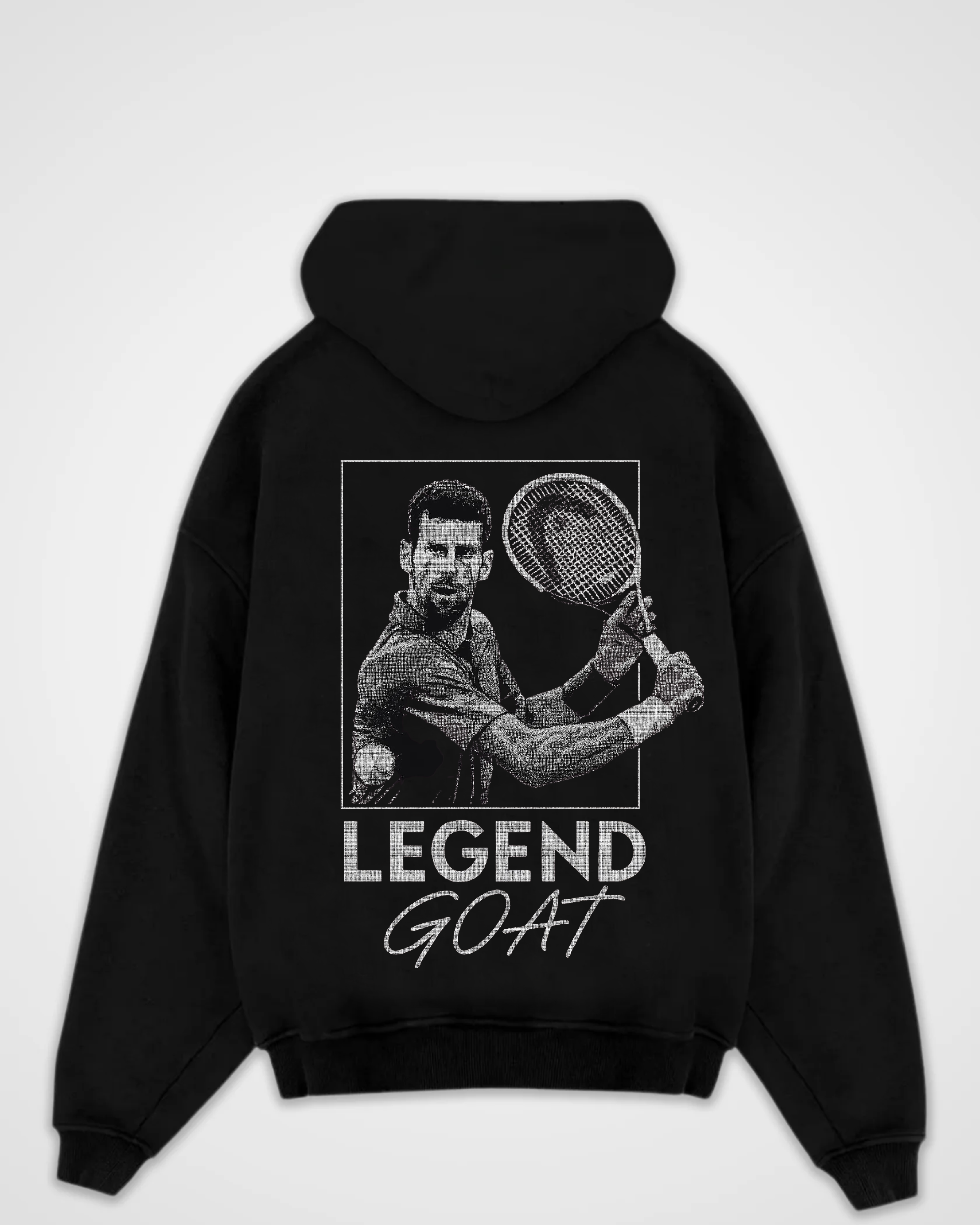 Novak Djokovic Legend/Goat Merch Oversized Hoodie