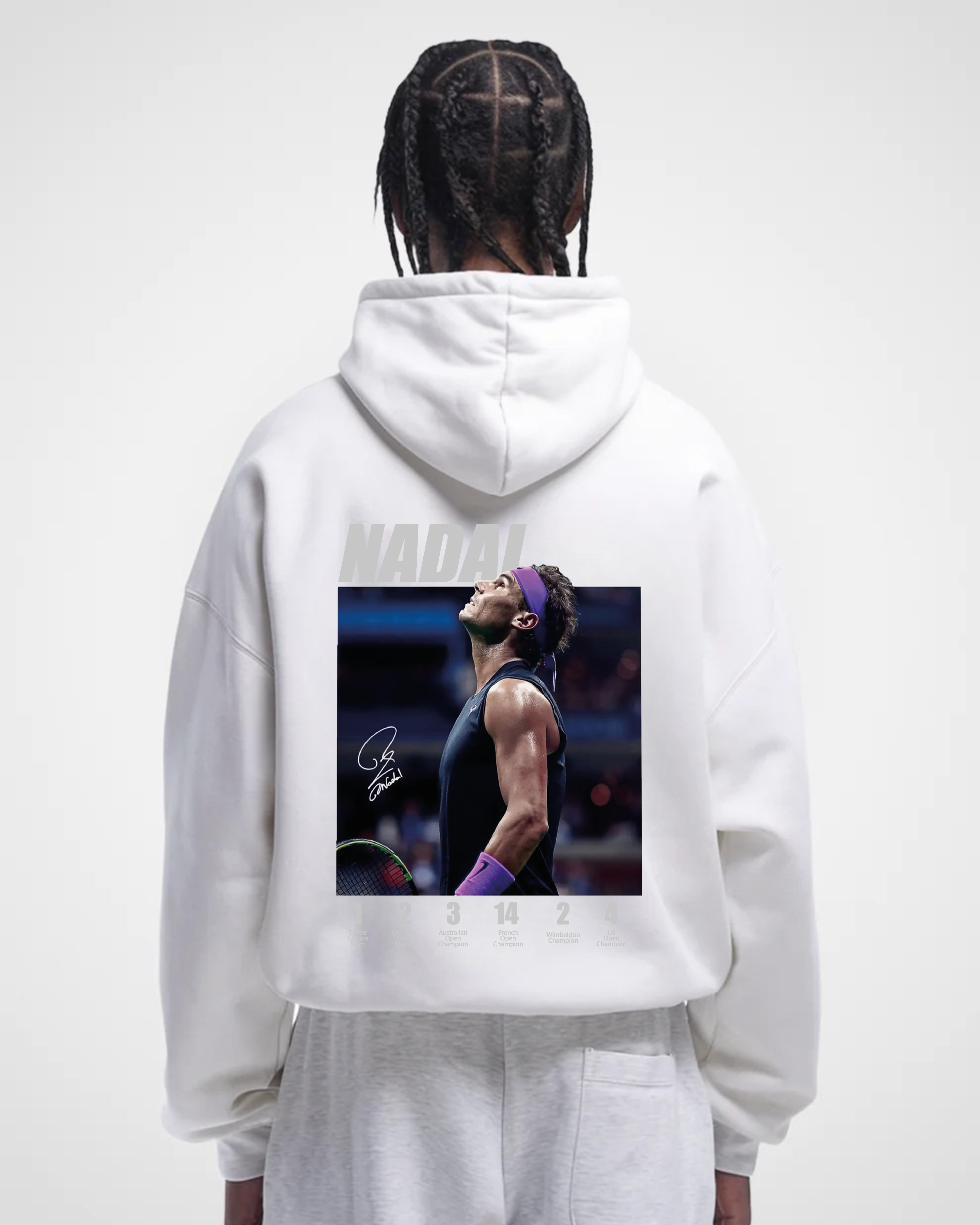 Rafael Nadal Peak Merch Oversized Hoodie