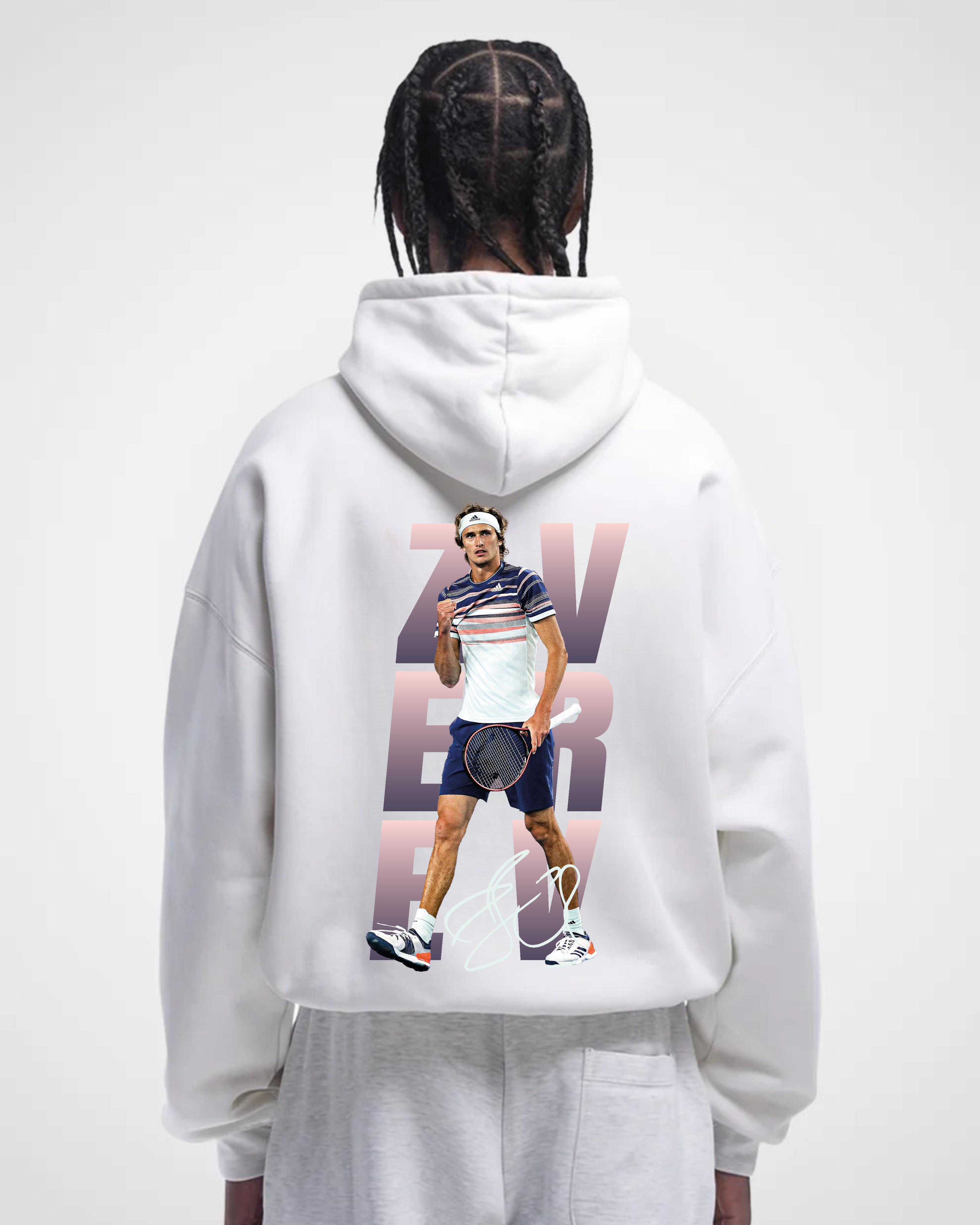 Alexander Zverev Merch Oversized Hoodie