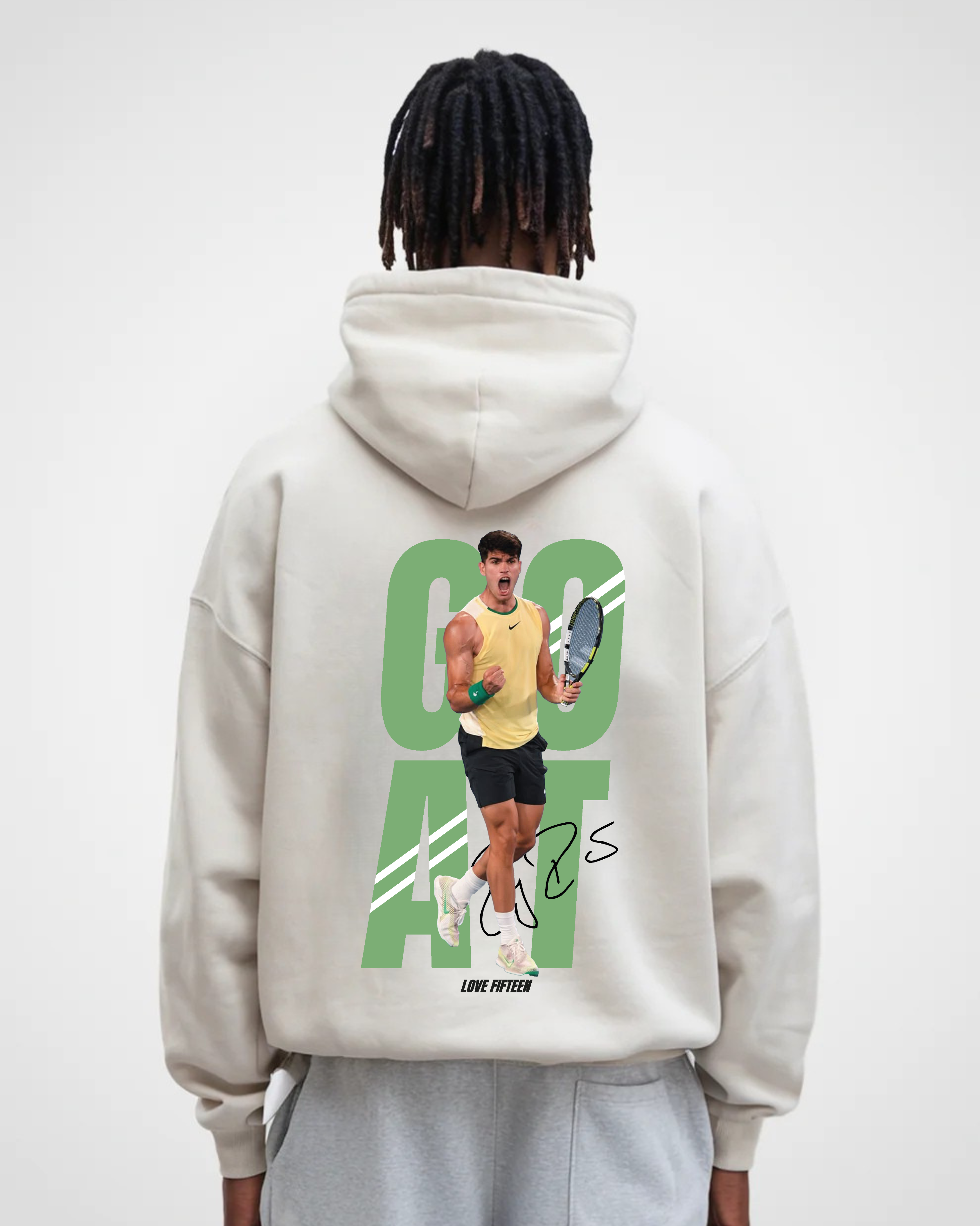Carlos Alcaraz Goat Merch Oversized Hoodie