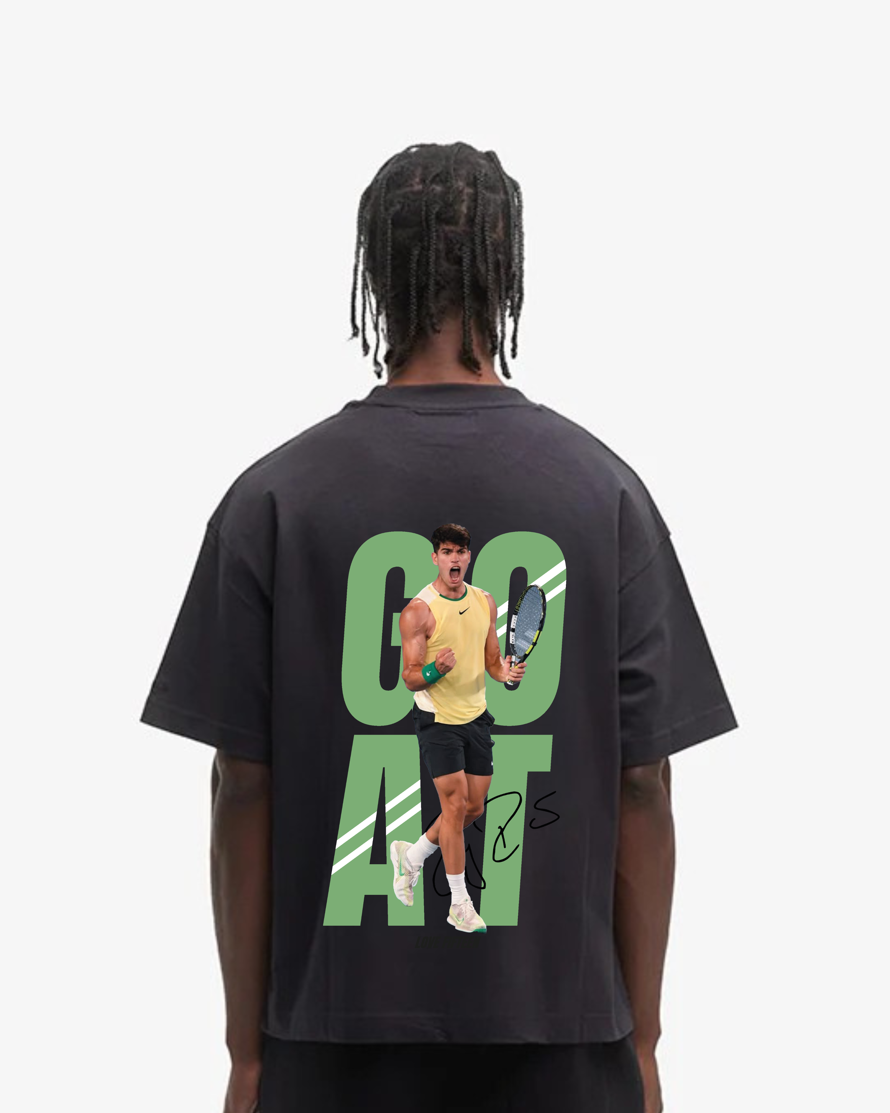 Carlos Alcaraz GOAT Merch Oversized Shirt