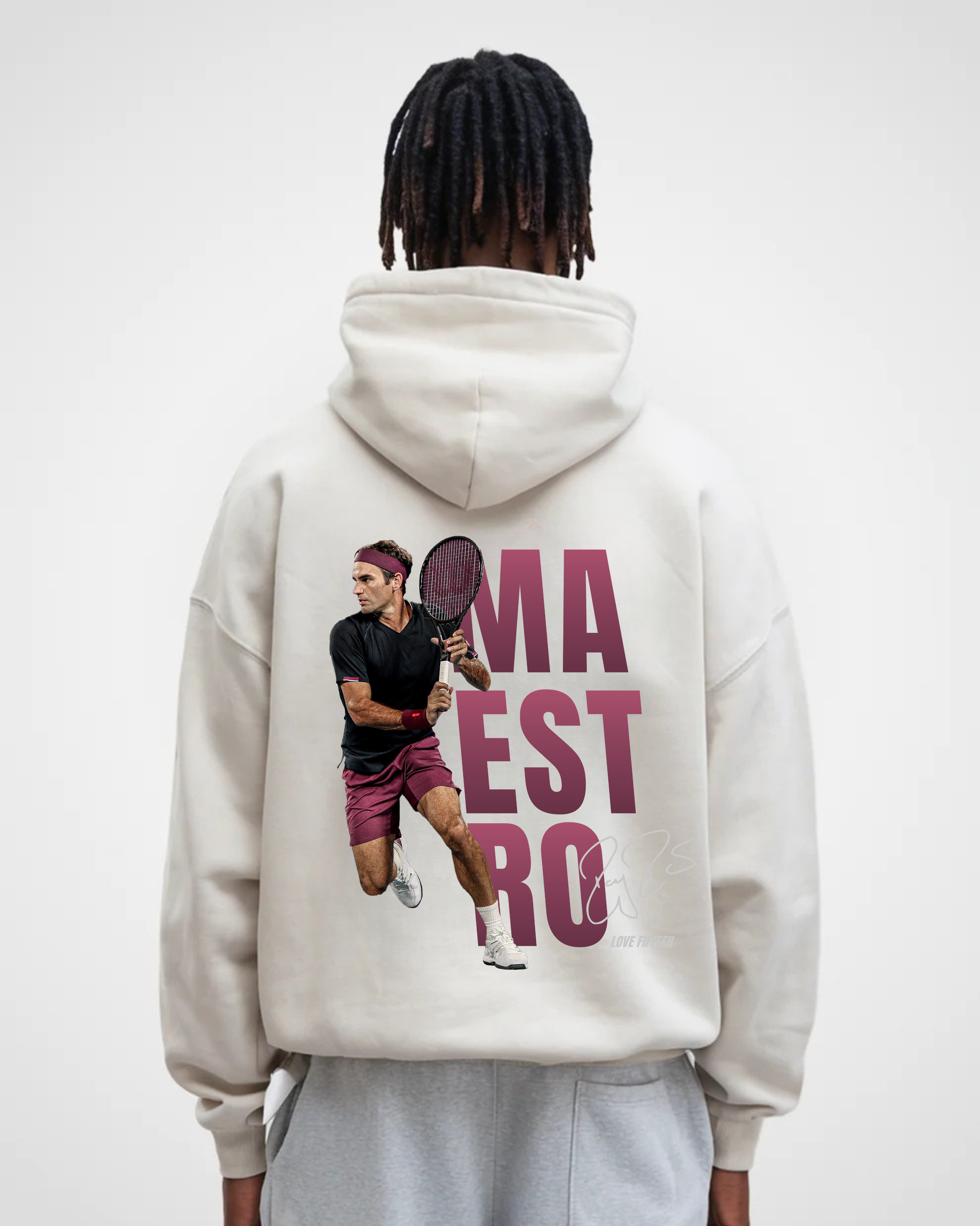 Roger Federer Maestro Oversized Hoodie