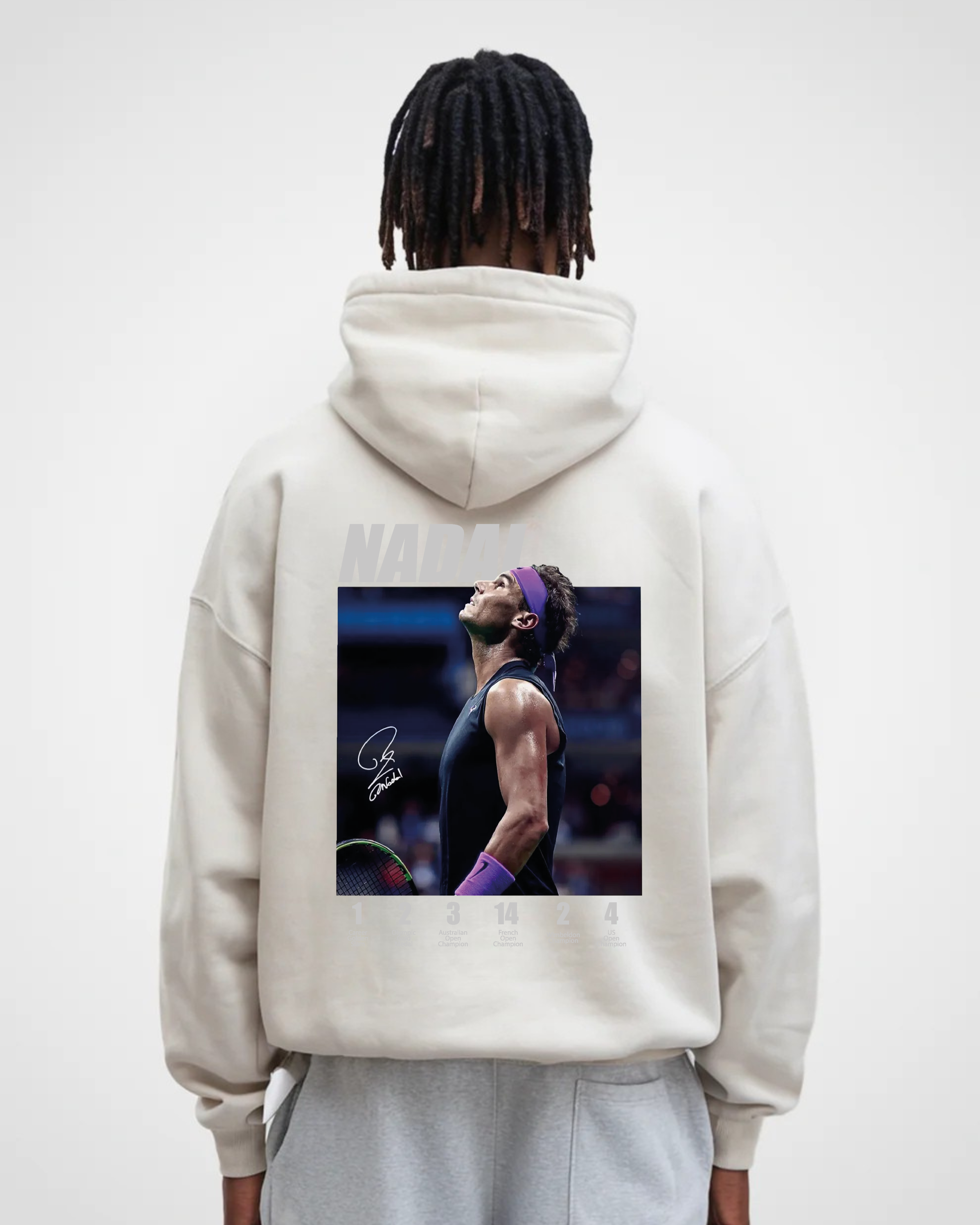 Rafael Nadal Peak Merch Oversized Hoodie