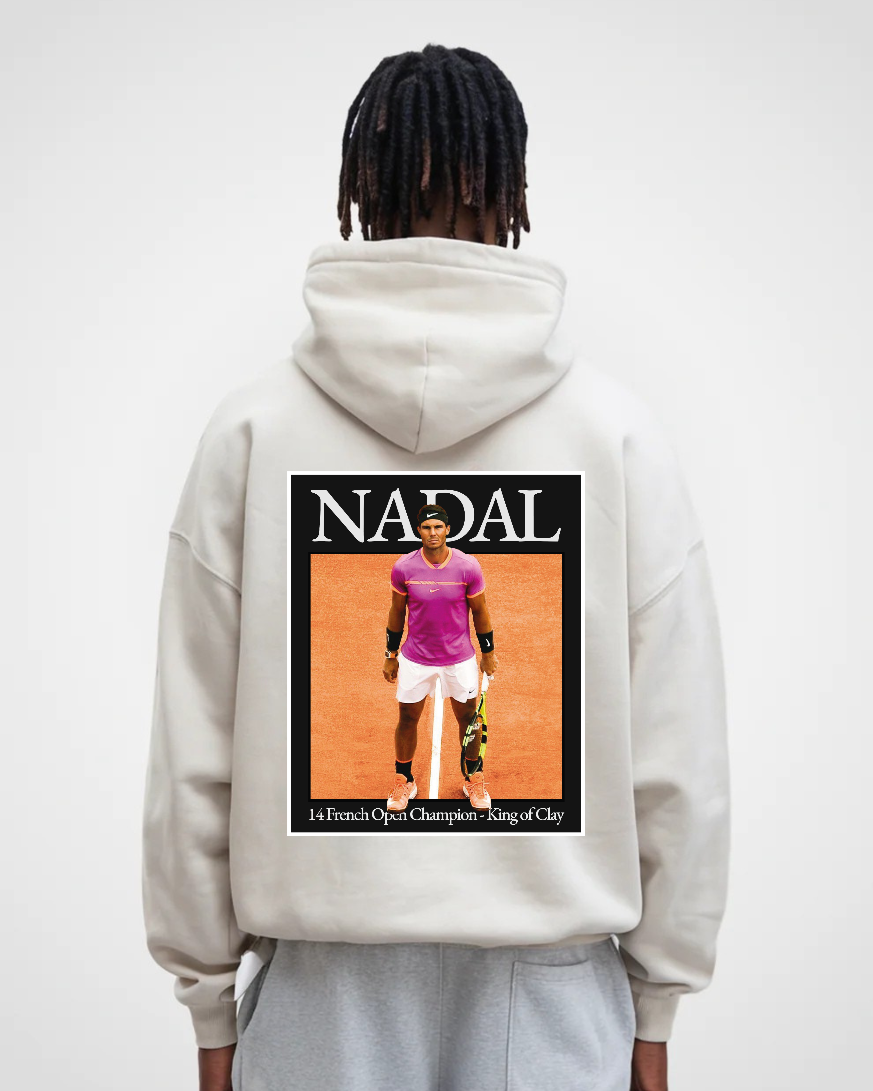 Rafael Nadal King of Clay Merch Oversized Hoodie
