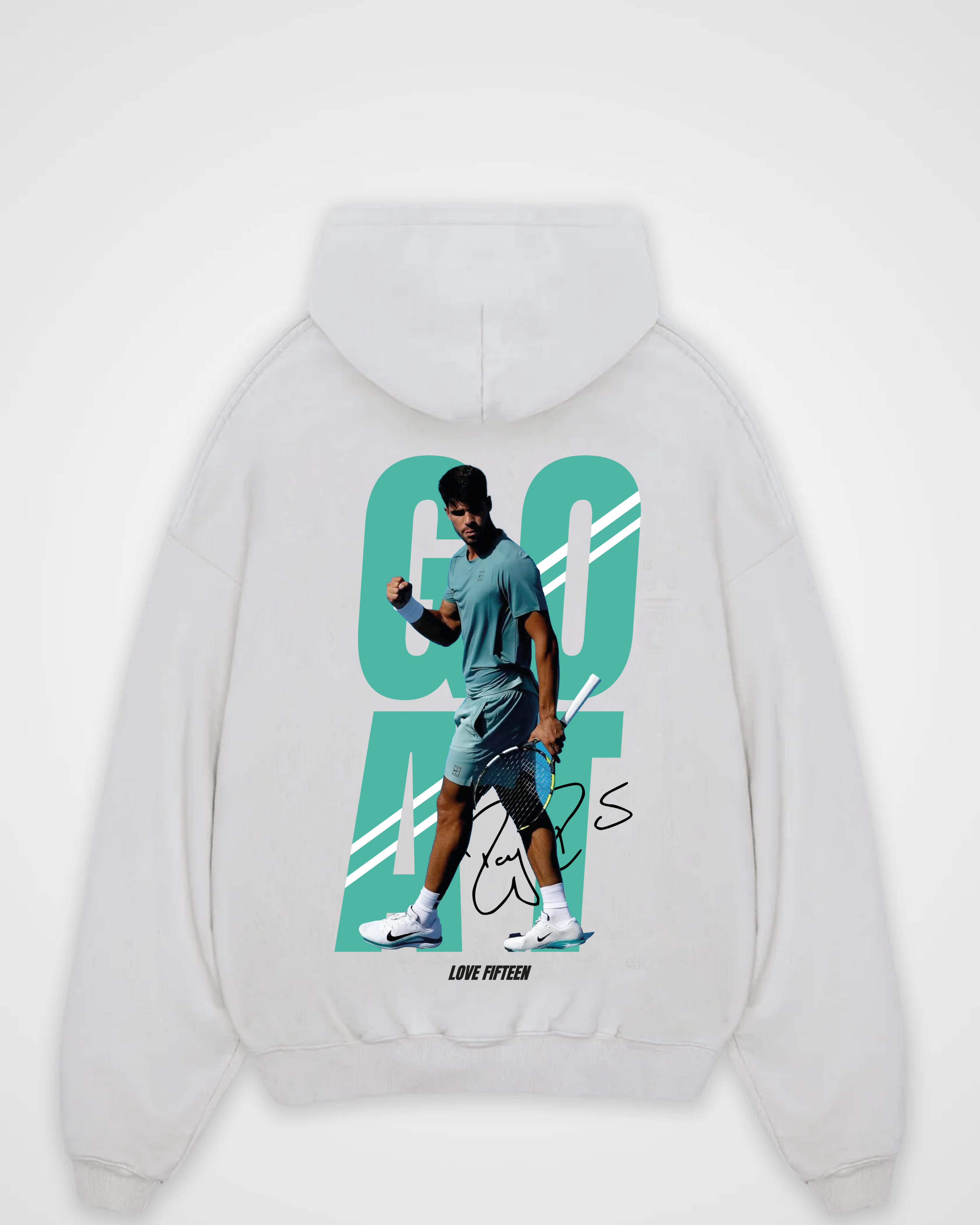 Carlos Alcaraz Goat Merch Oversized Hoodie
