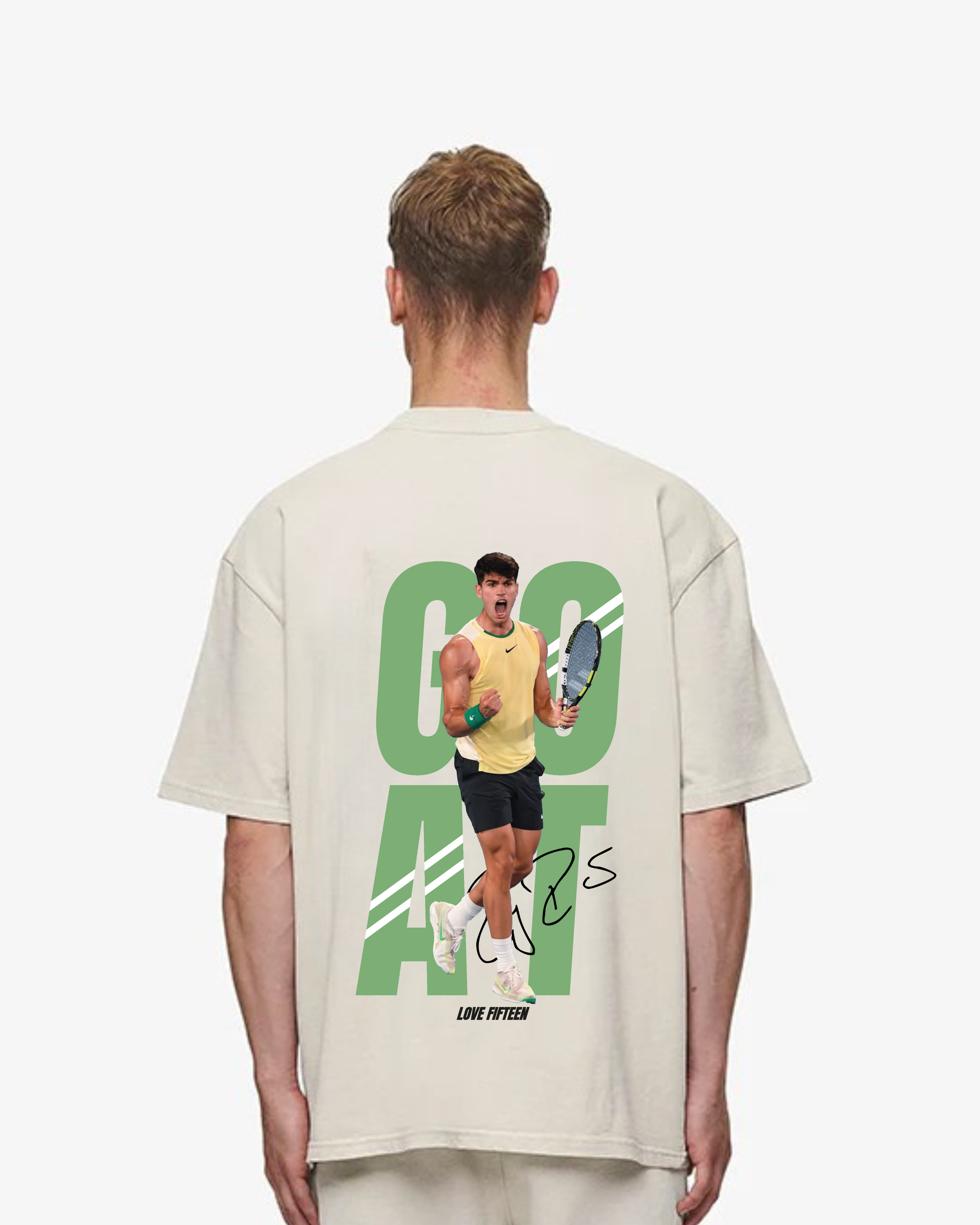 Carlos Alcaraz GOAT Merch Oversized Shirt