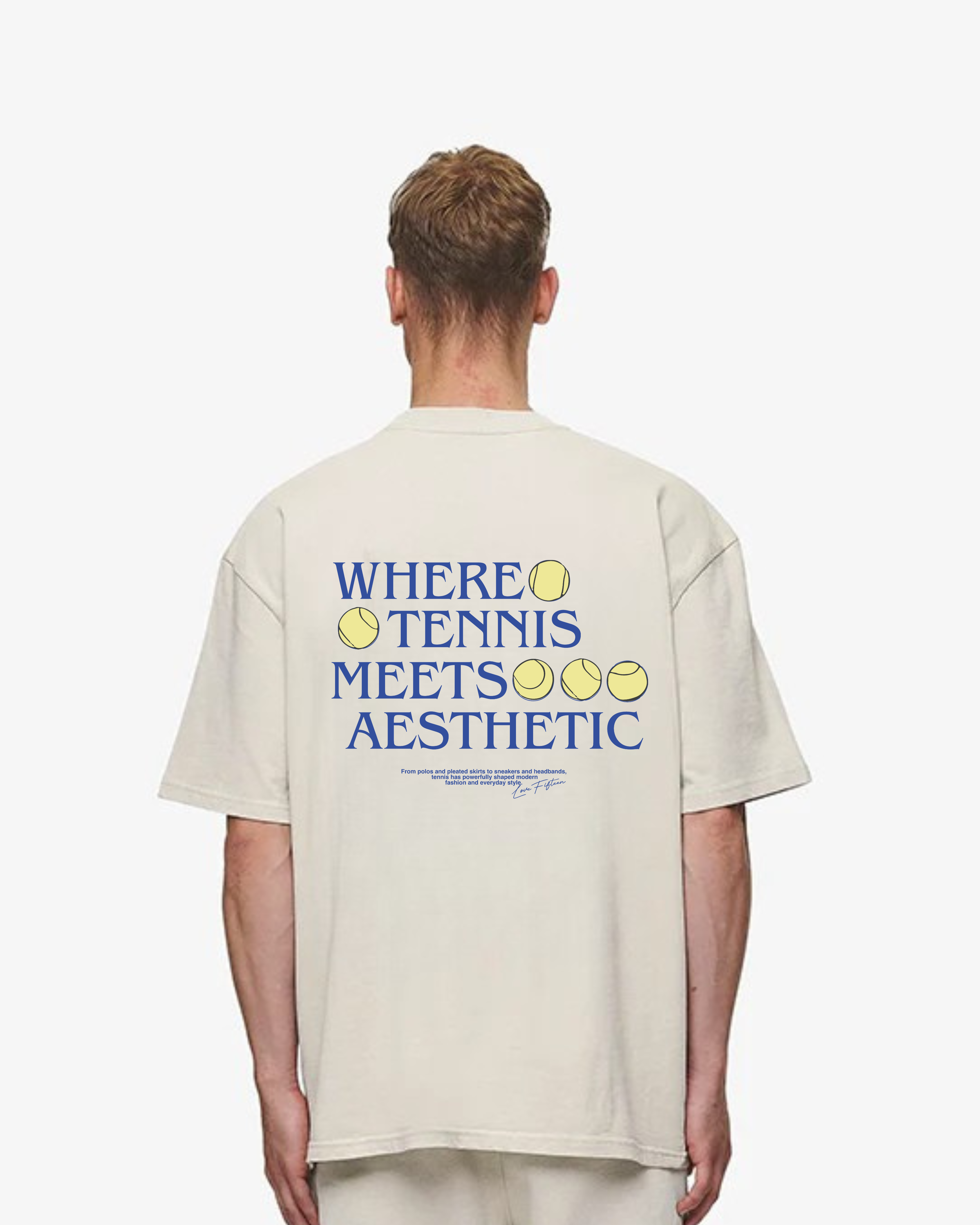 Where Tennis Meets Aesthetic Merch Oversized Shirt