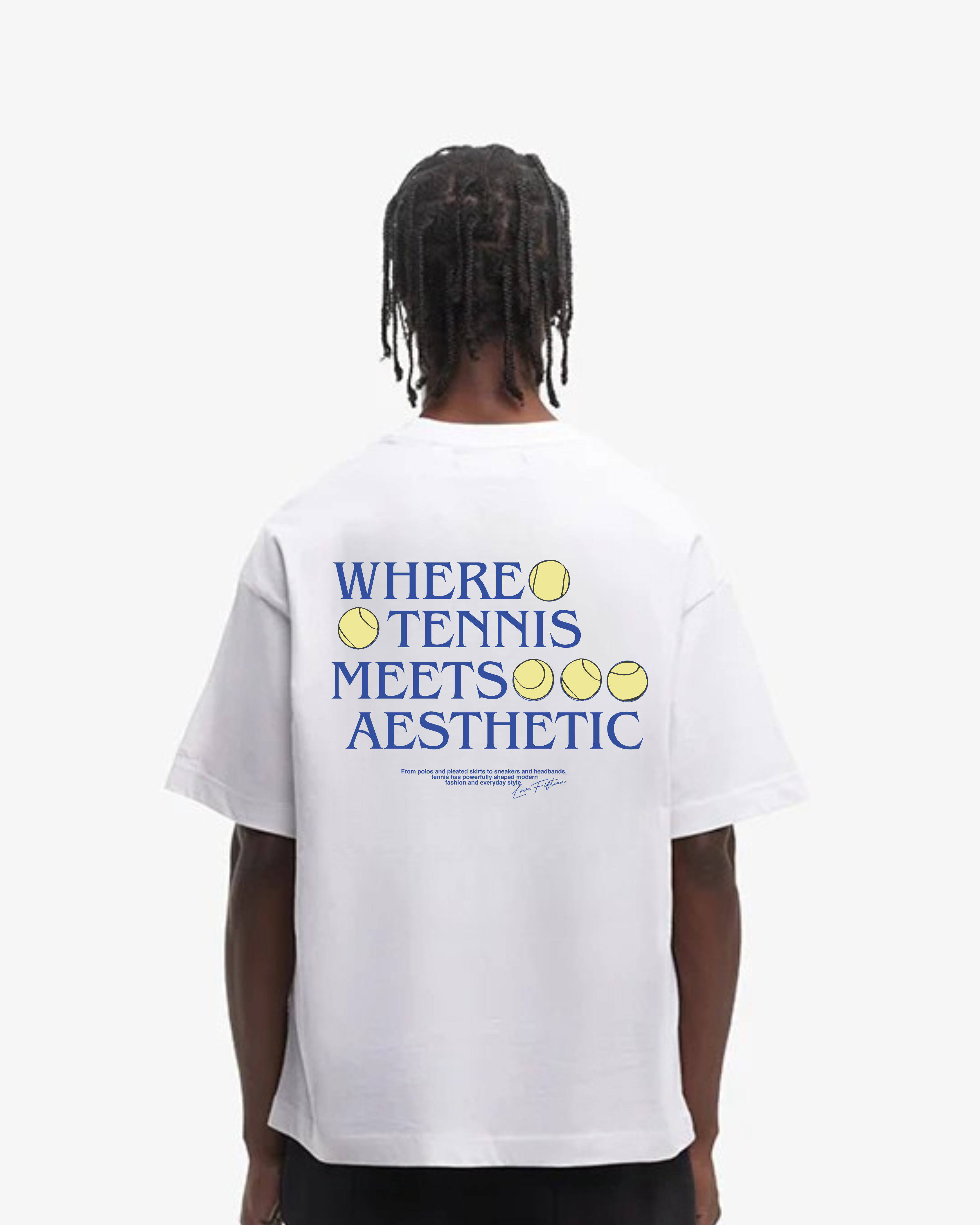 Where Tennis Meets Aesthetic Merch Oversized Shirt