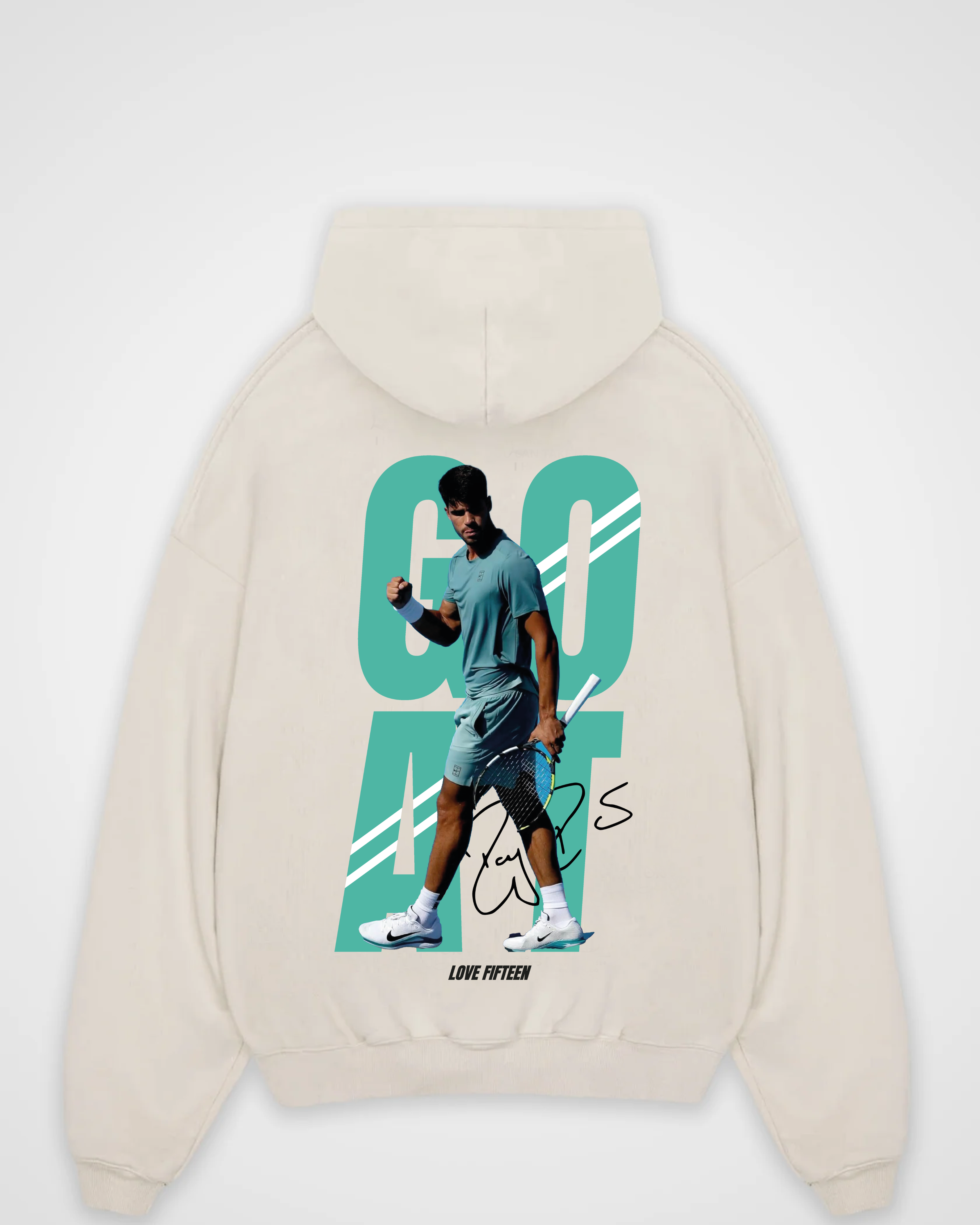 Carlos Alcaraz Goat Merch Oversized Hoodie