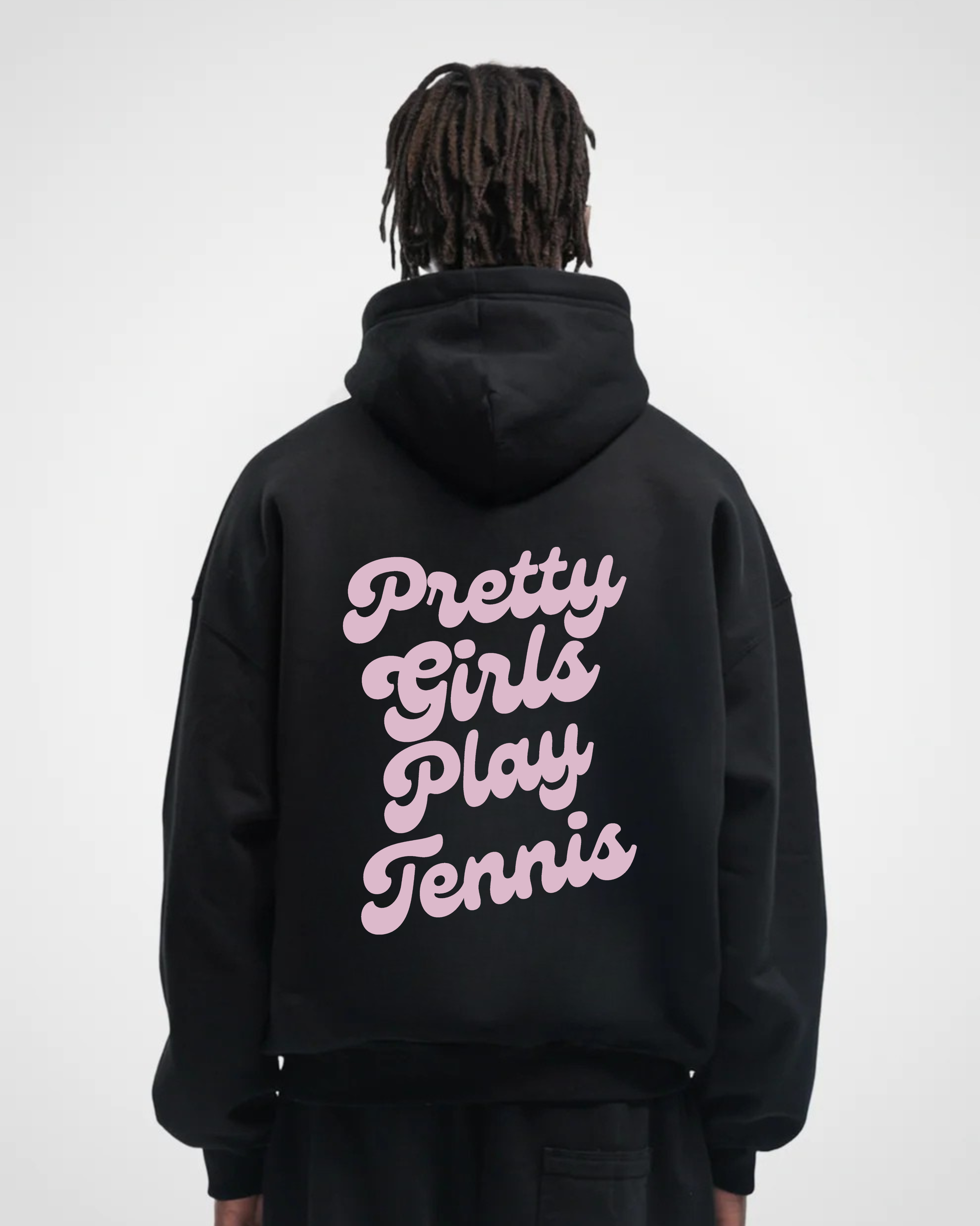 Pretty Girls play Tennis Merch Oversized Hoodie