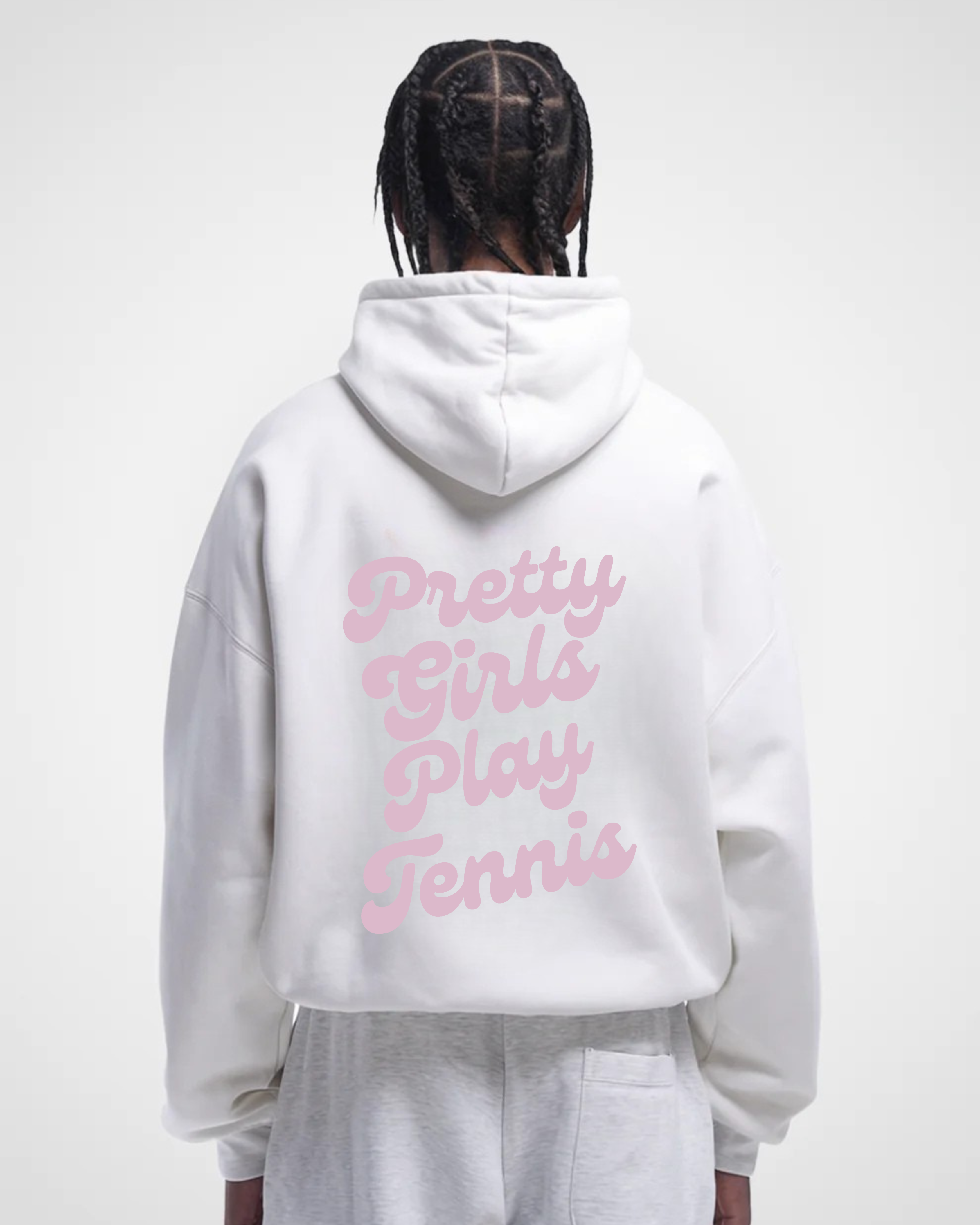 Pretty Girls play Tennis Merch Oversized Hoodie