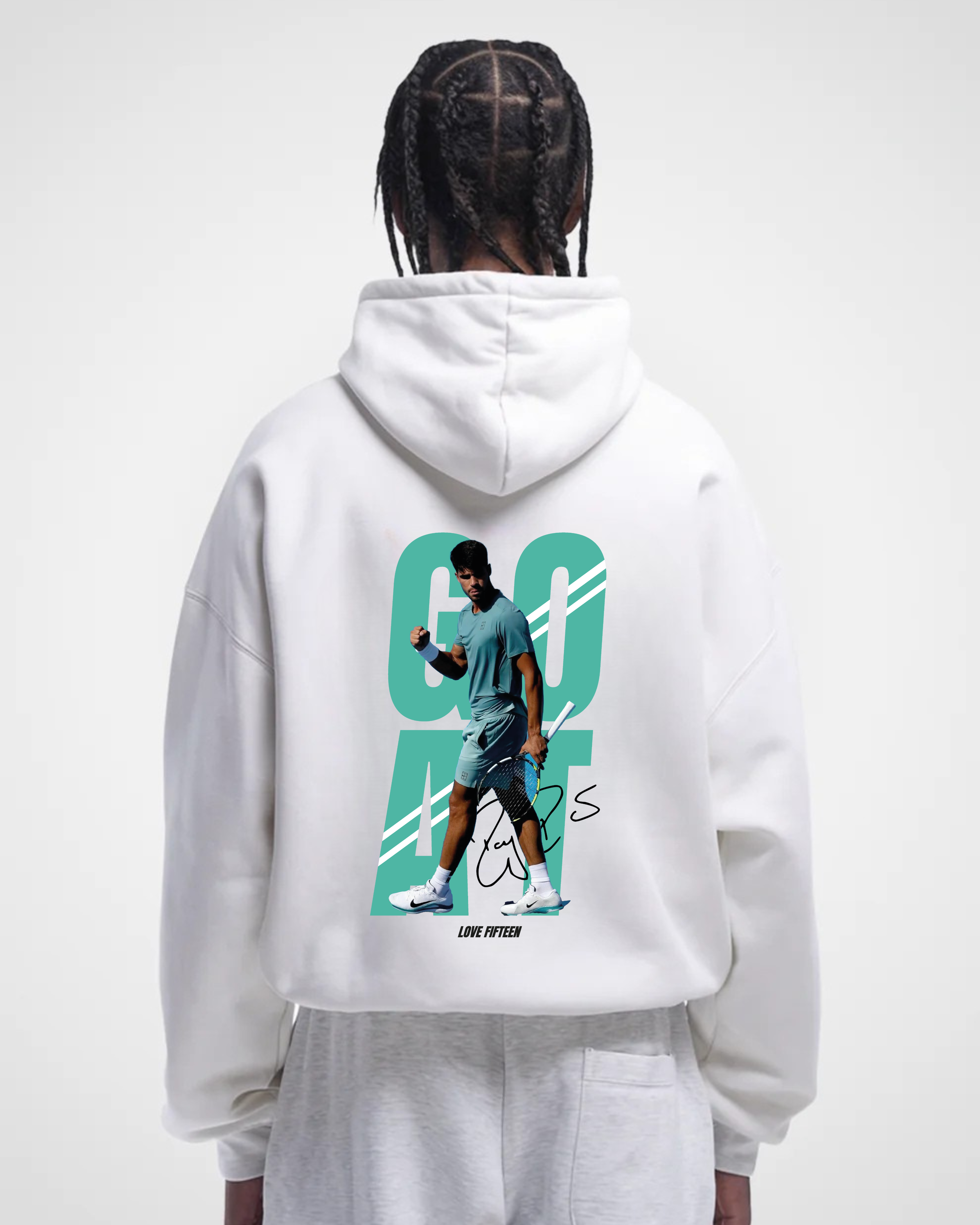 Carlos Alcaraz Goat Merch Oversized Hoodie