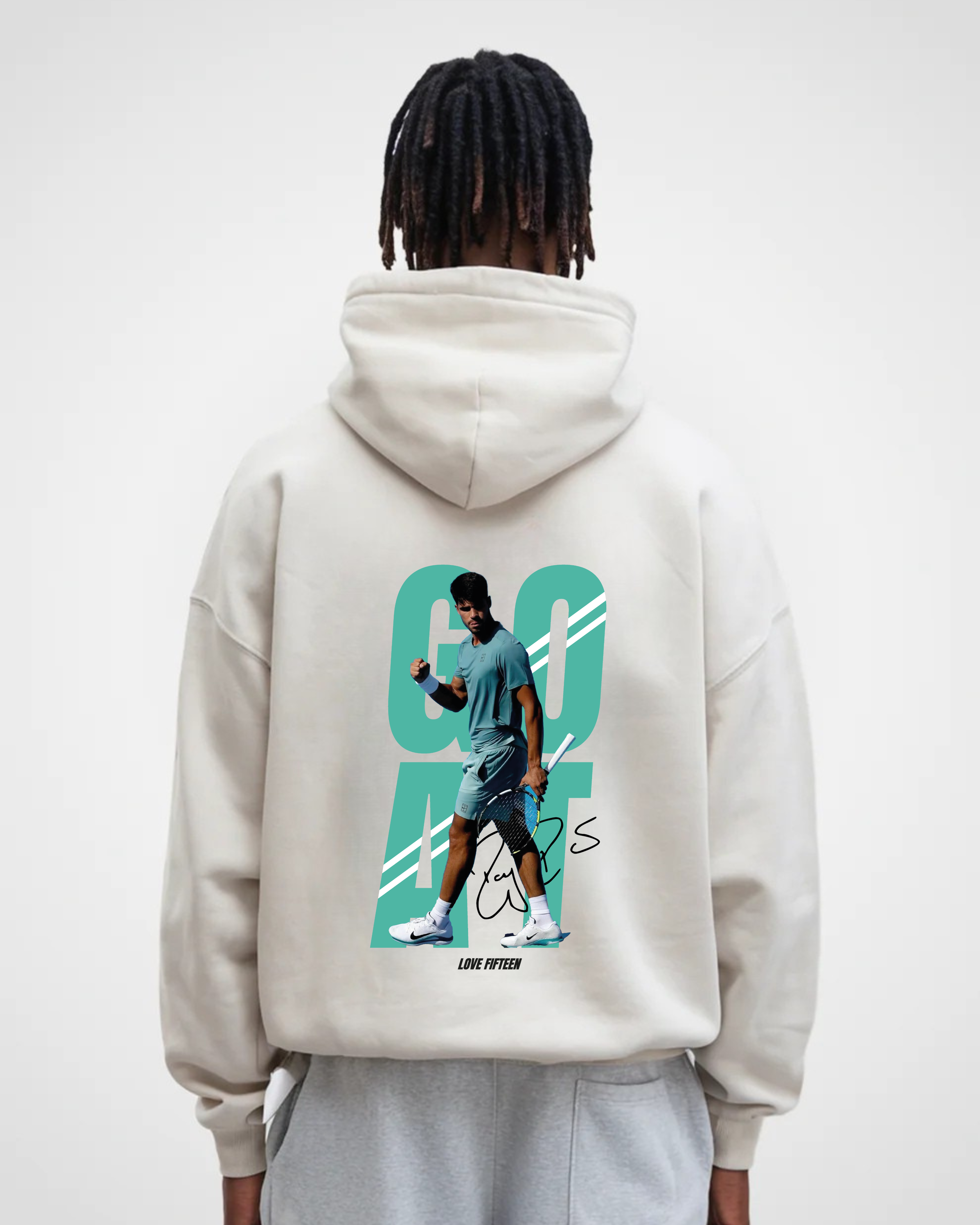 Carlos Alcaraz Goat Merch Oversized Hoodie