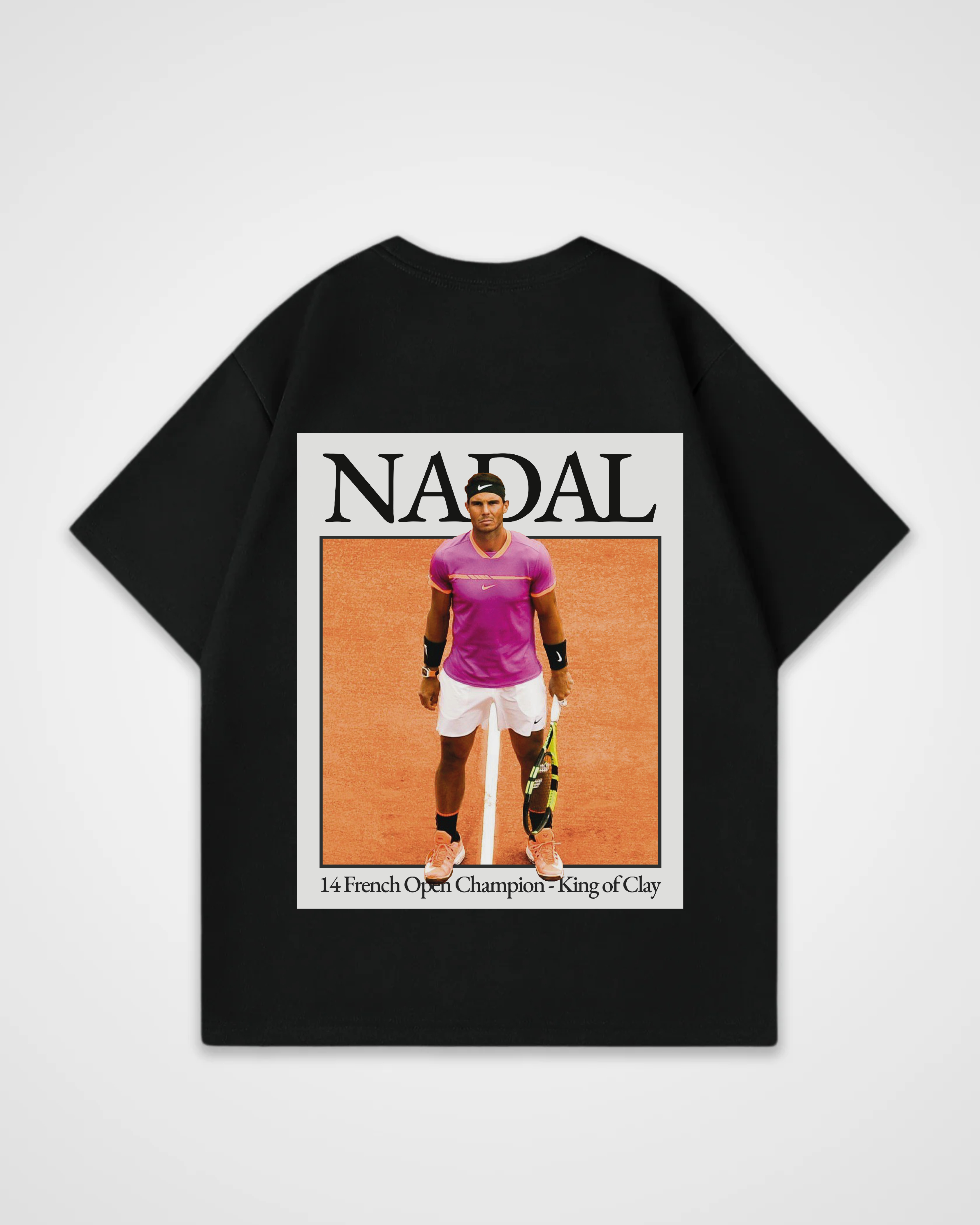 Rafael Nadal King of Clay Merch Oversized Shirt