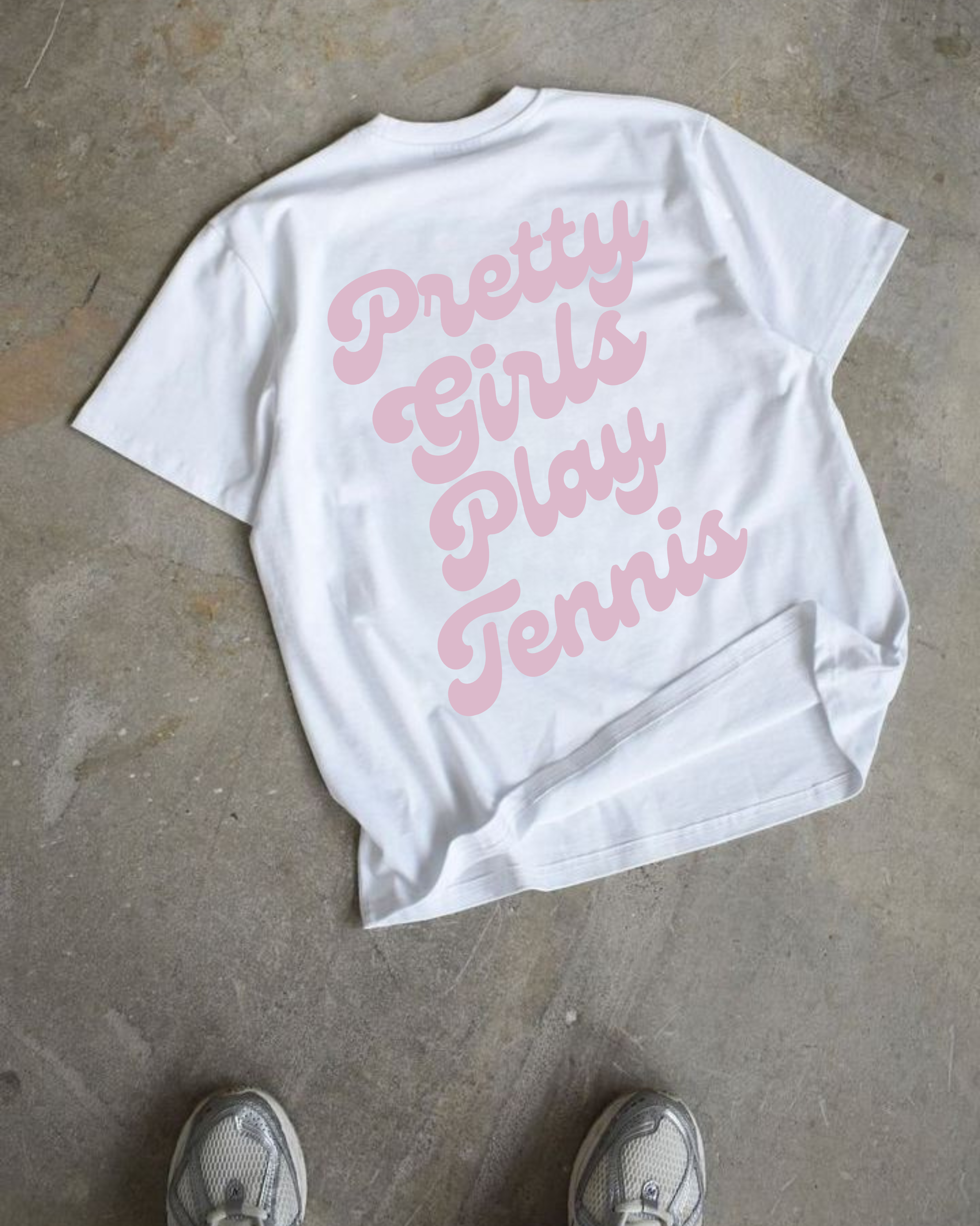 Pretty Girls Play Tennis Merch Oversized Shirt