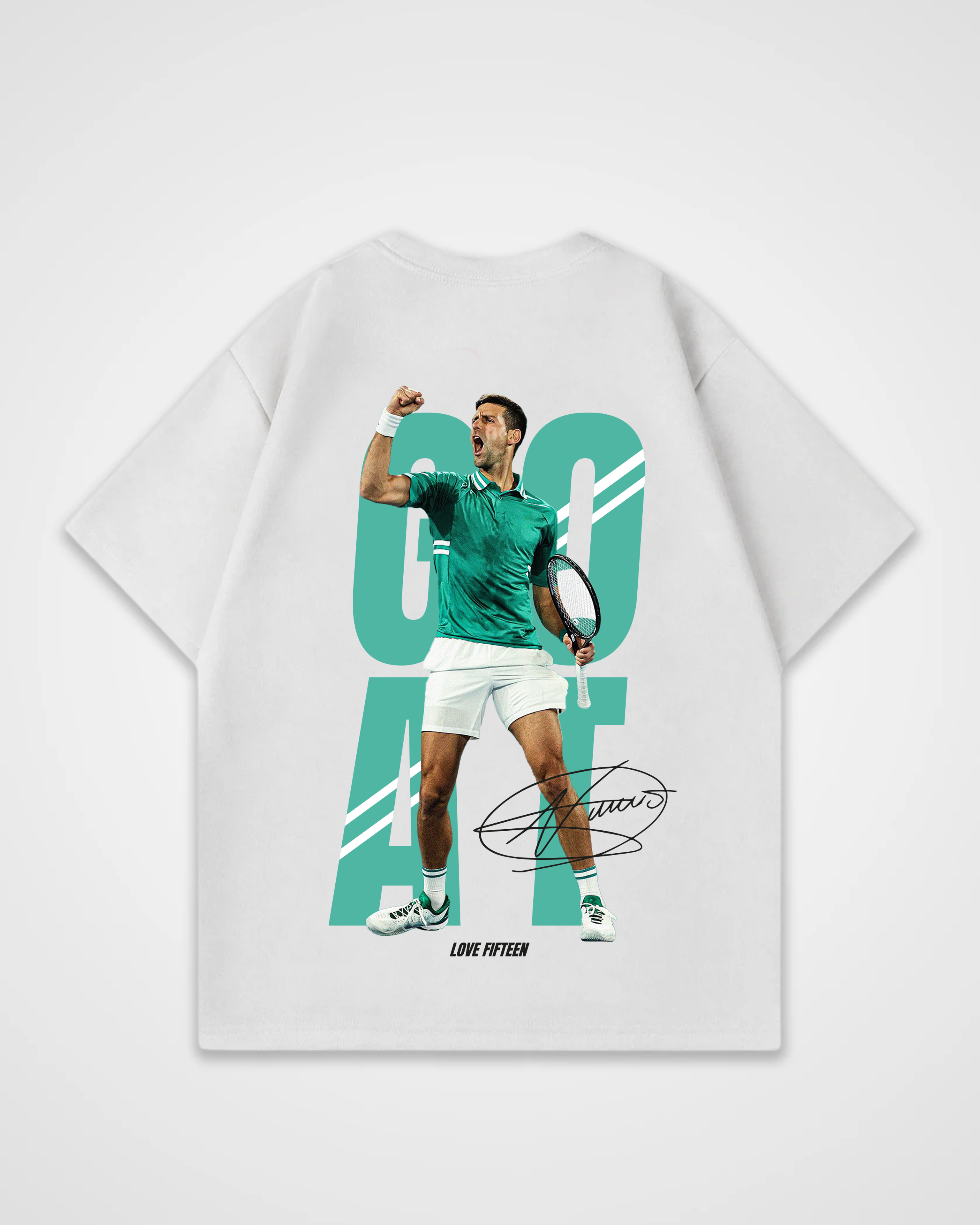 Novak Djokovic GOAT Merch Oversized Shirt