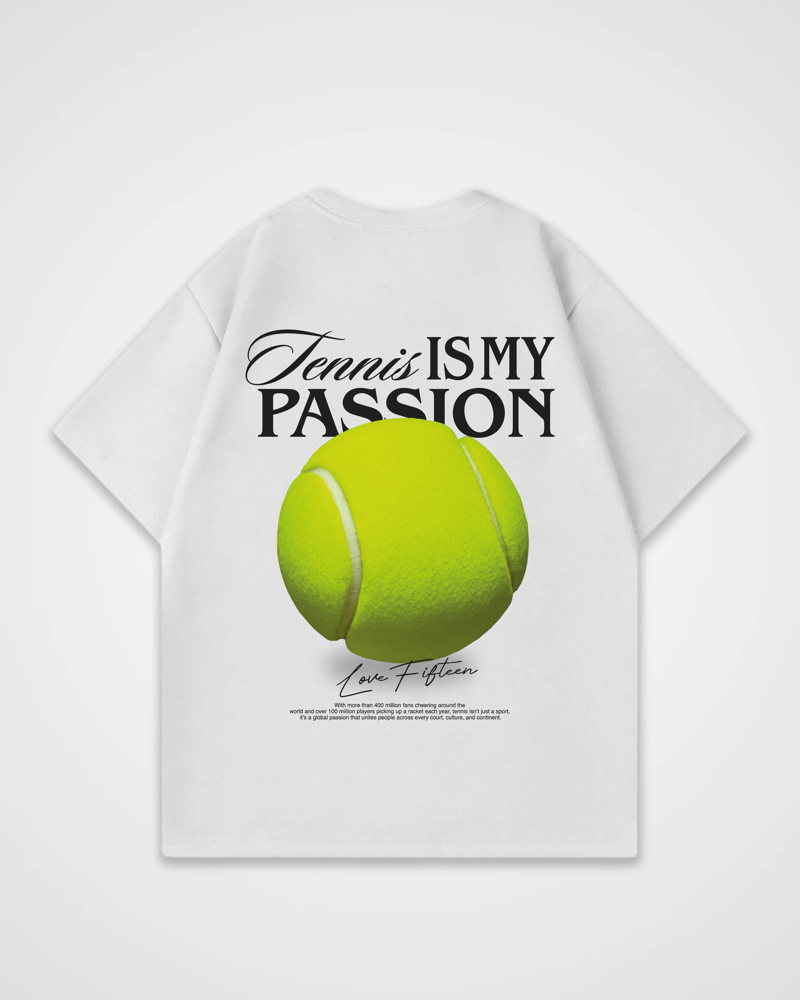 Tennis is My Passion Merch Oversized Shirt