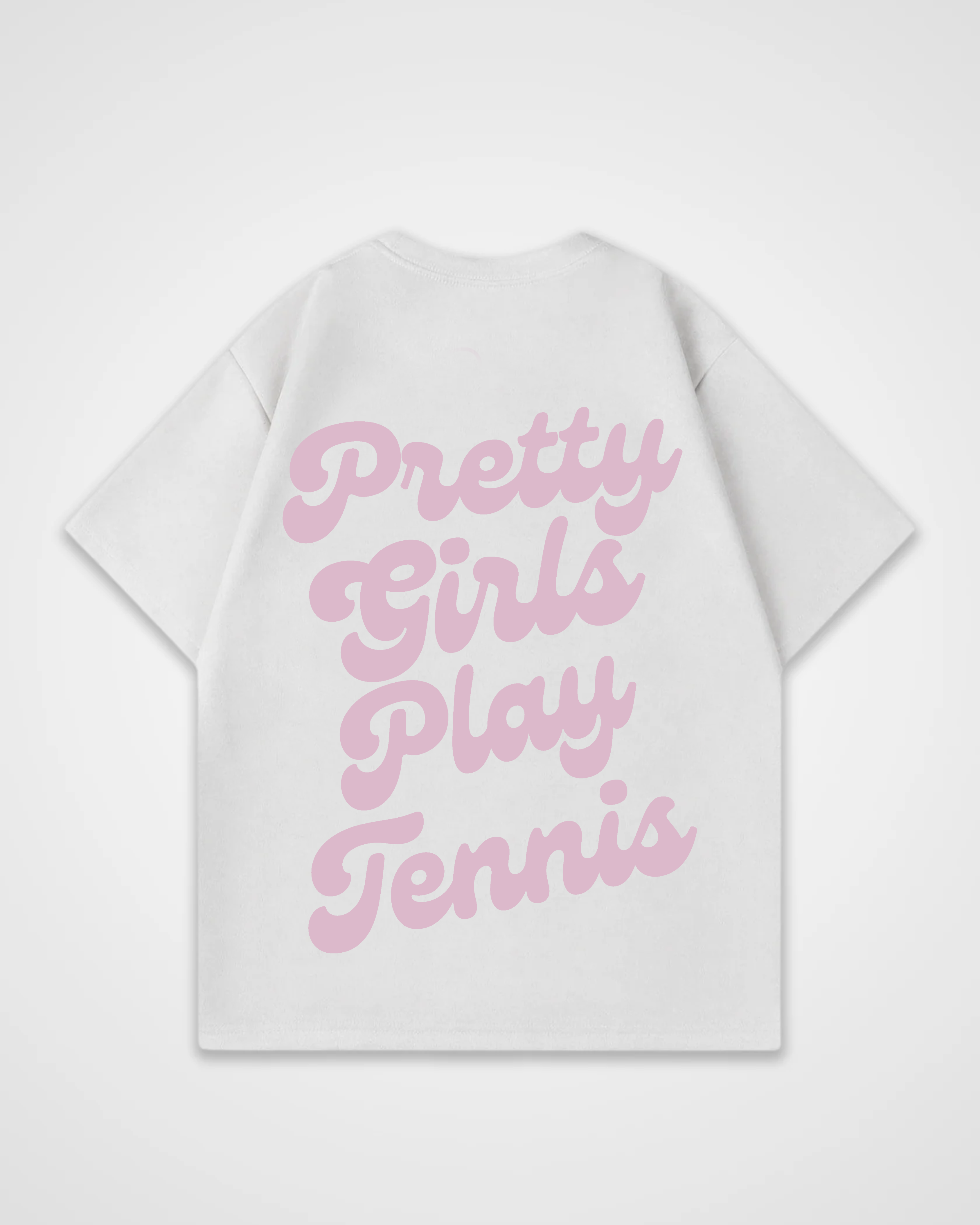 Pretty Girls Play Tennis Merch Oversized Shirt