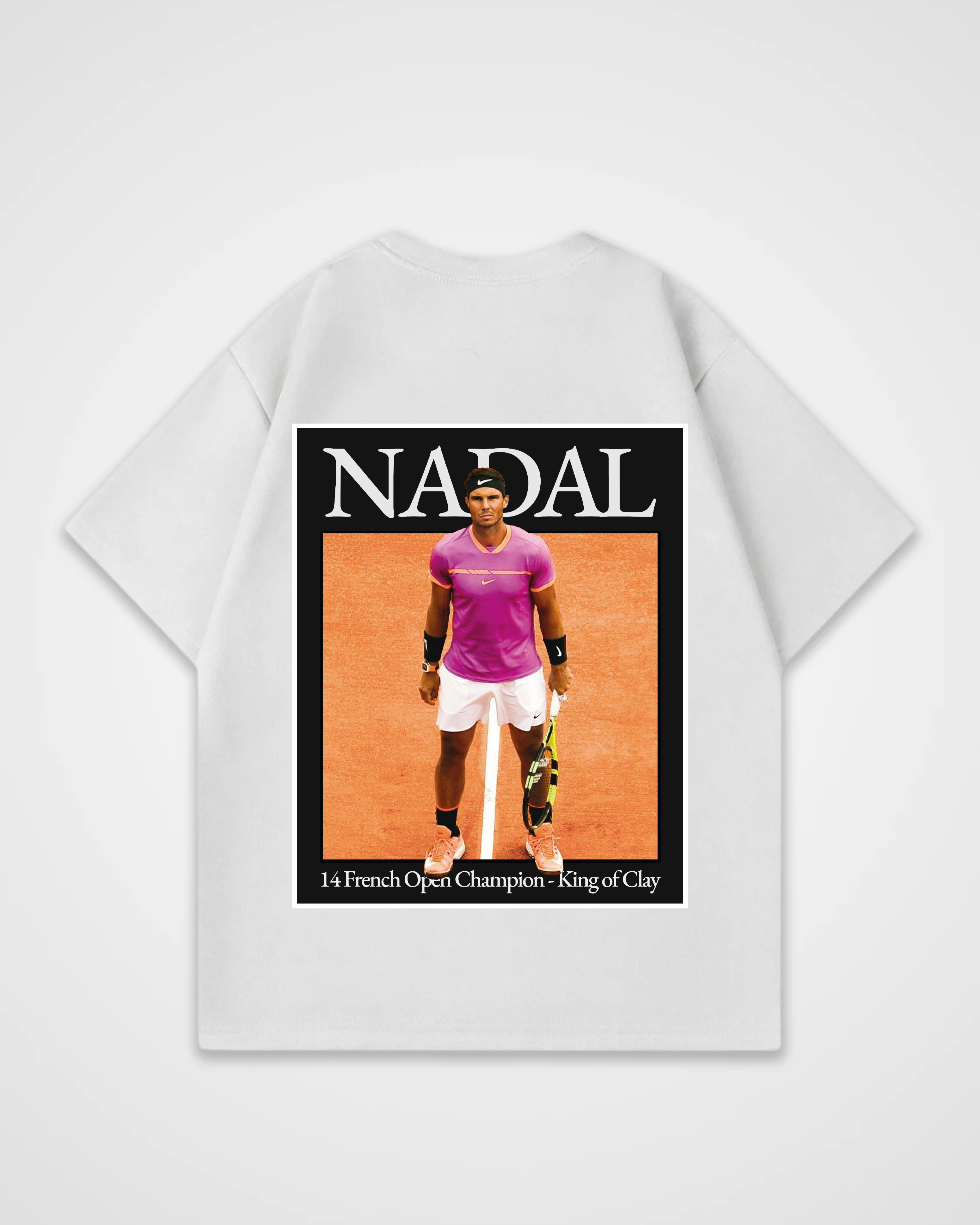 Rafael Nadal King of Clay Merch Oversized Shirt
