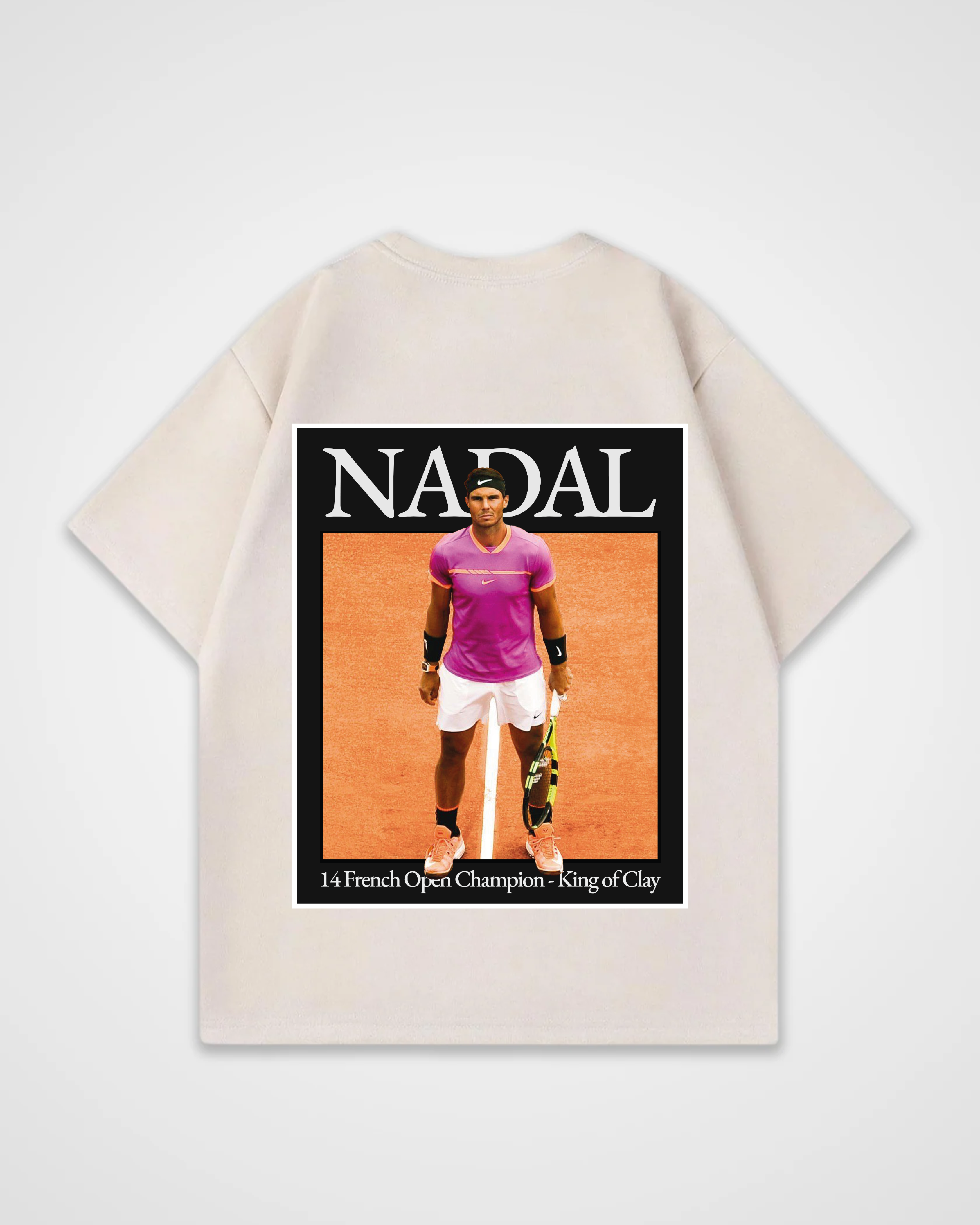 Rafael Nadal King of Clay Merch Oversized Shirt
