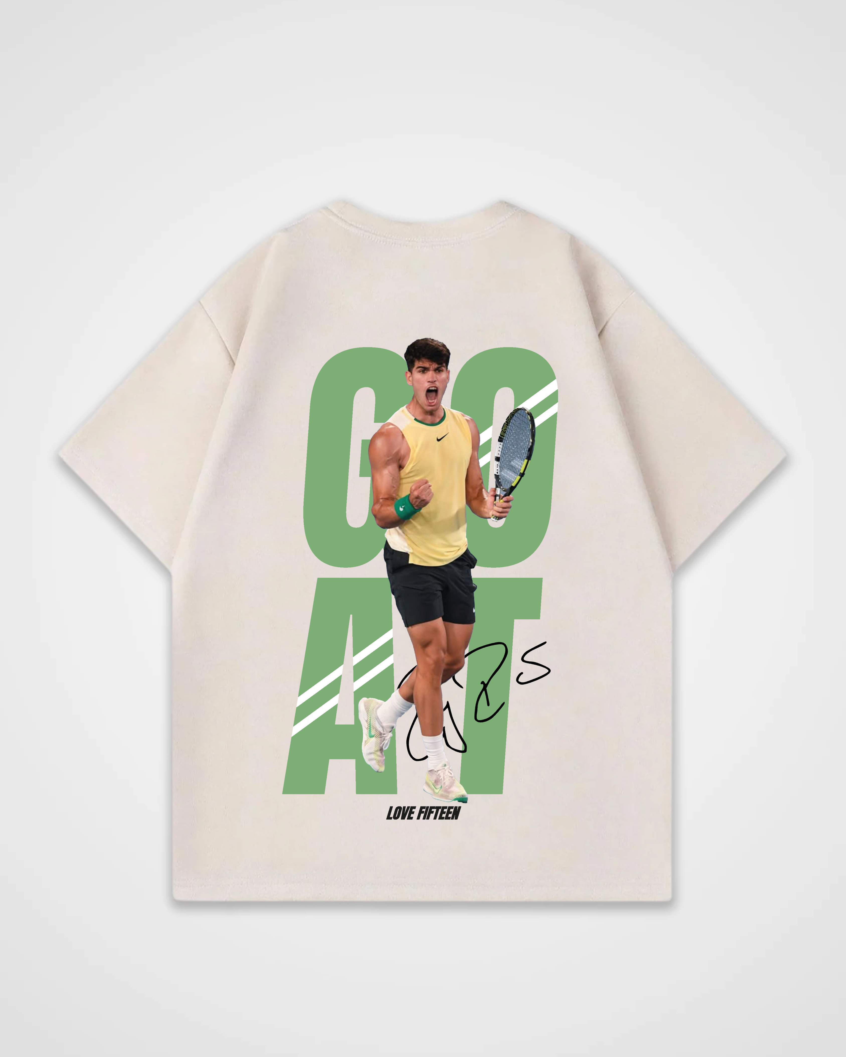 Carlos Alcaraz GOAT Merch Oversized Shirt