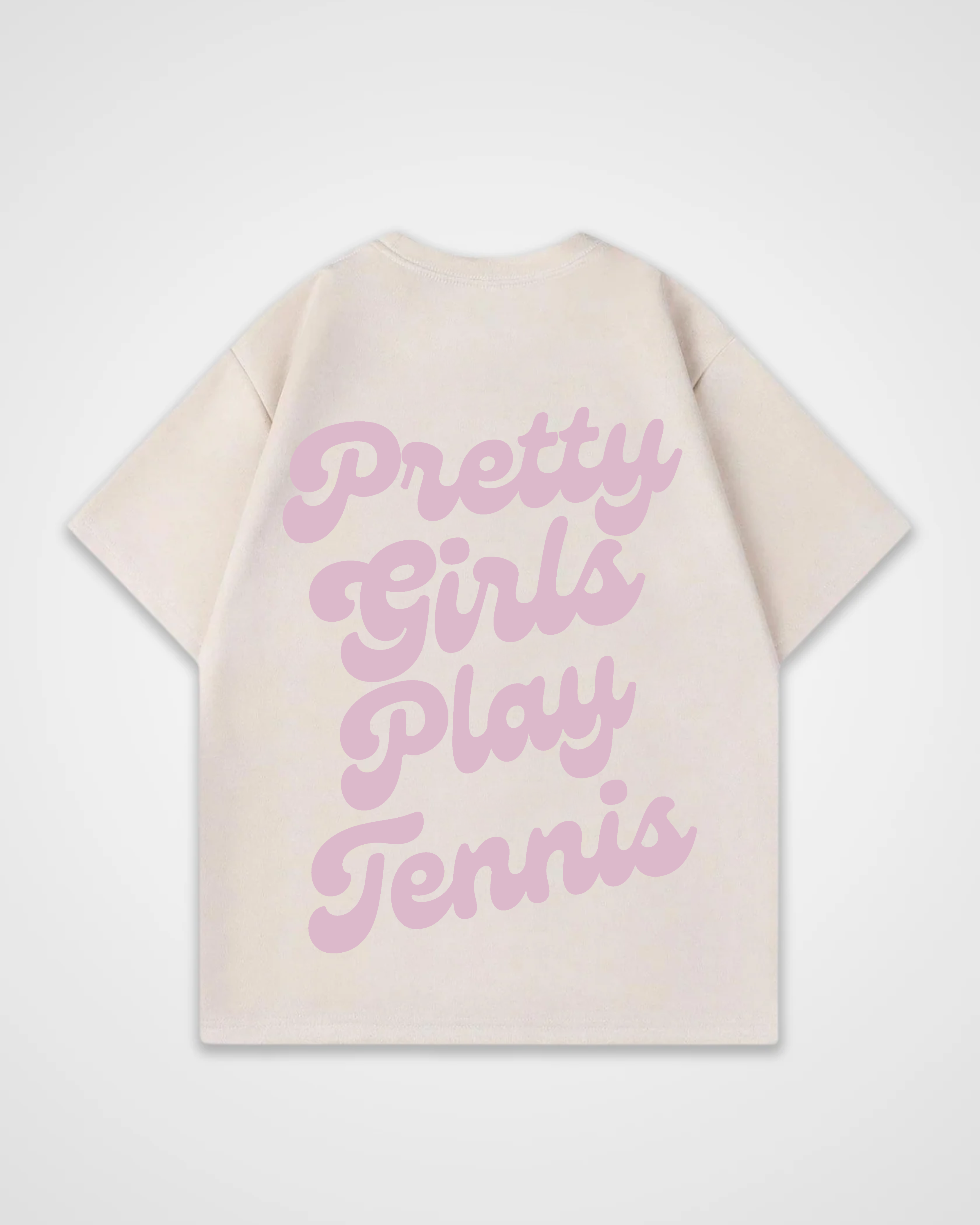 Pretty Girls Play Tennis Merch Oversized Shirt