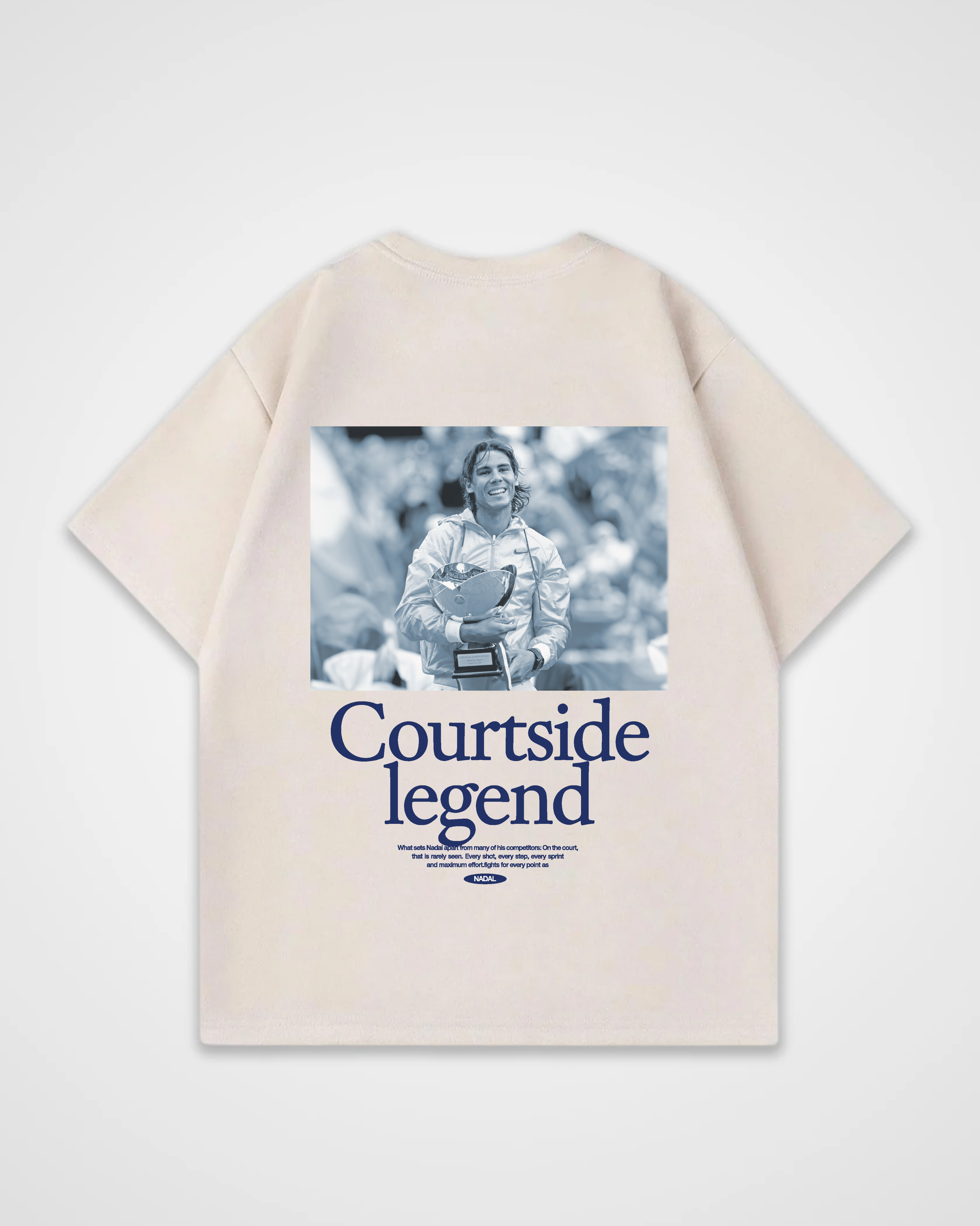 Rafael Nadal courtside Merch Oversized shirt