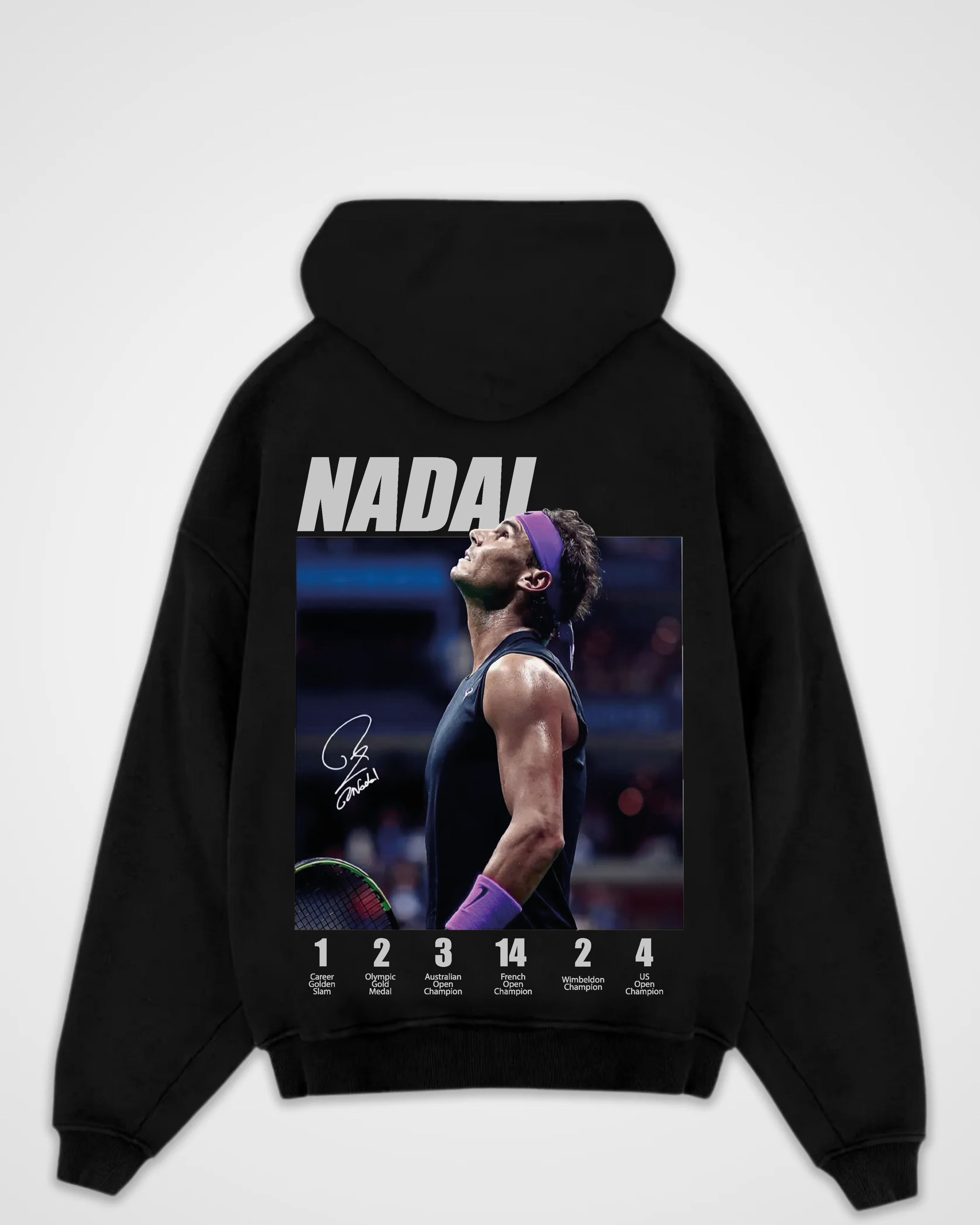 Rafael Nadal Peak Merch Oversized Hoodie
