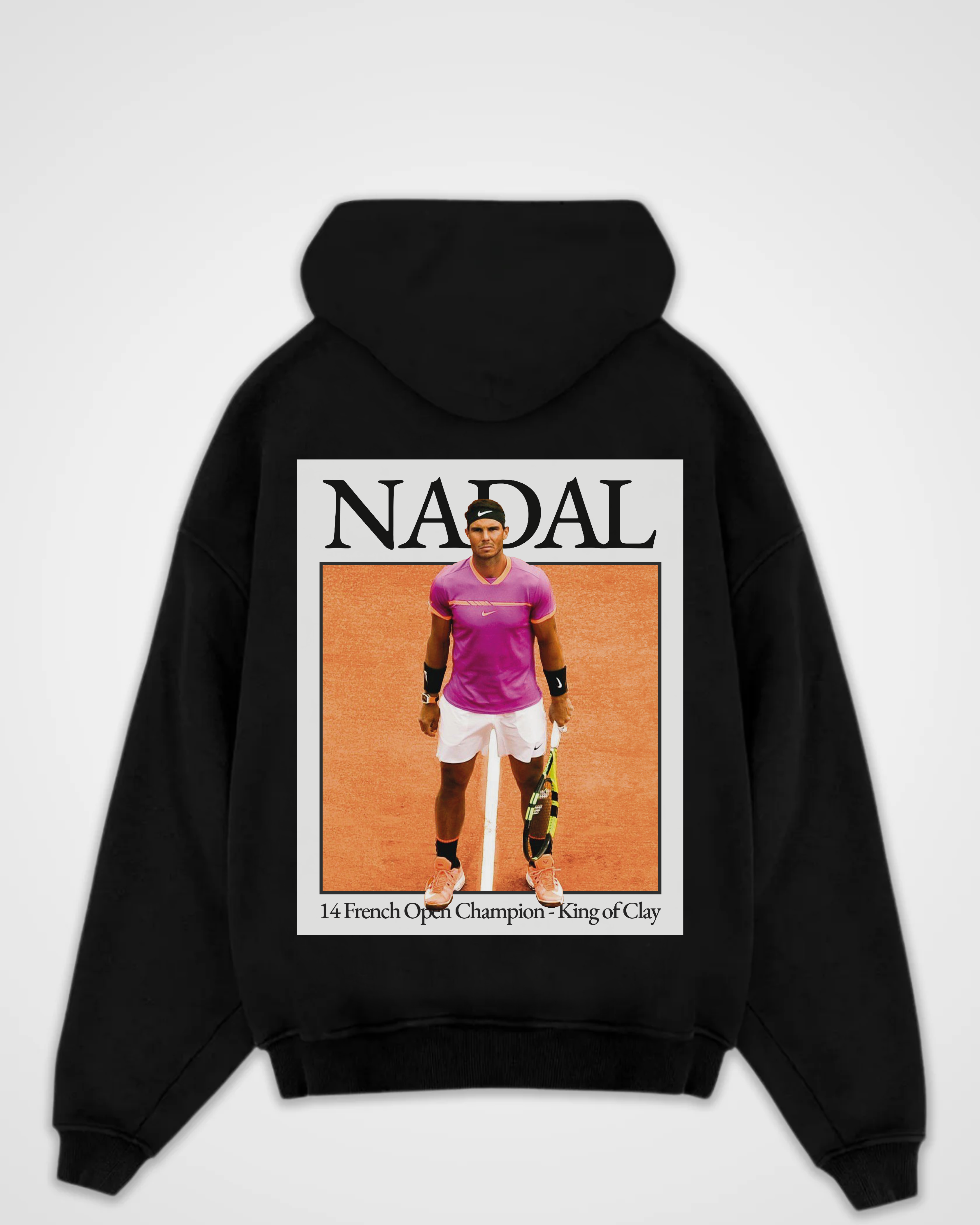 Rafael Nadal King of Clay Merch Oversized Hoodie
