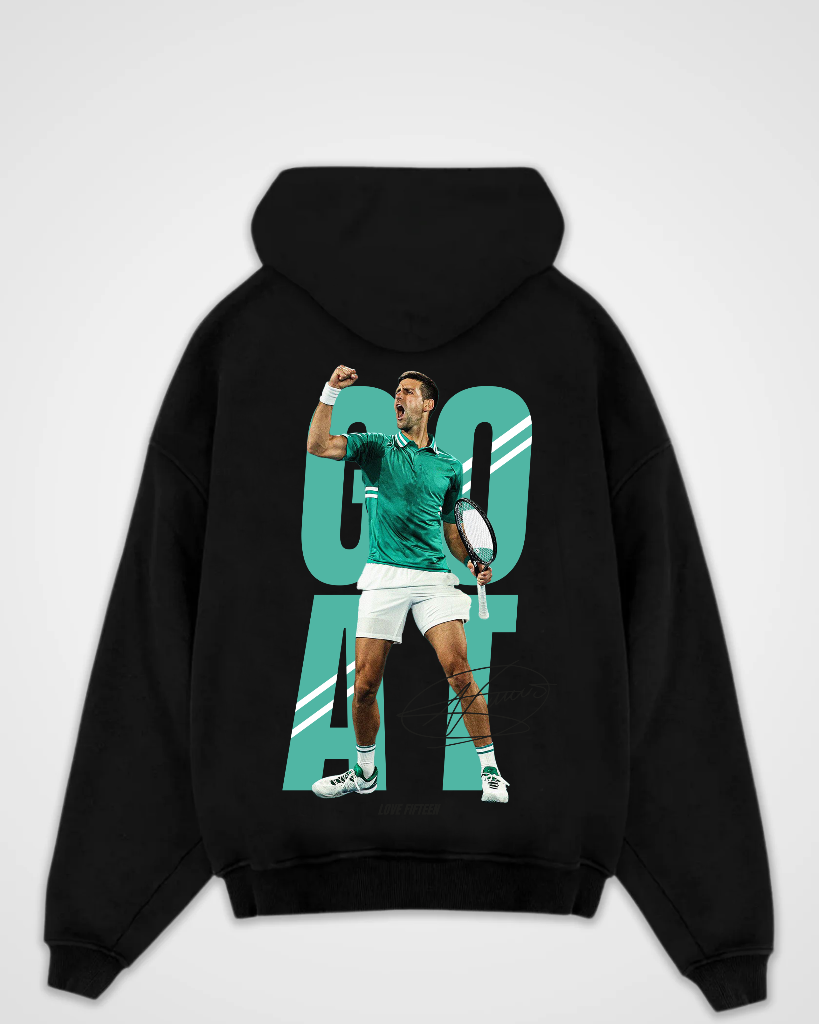 Novak Djokovic Goat Merch Oversized Hoodie