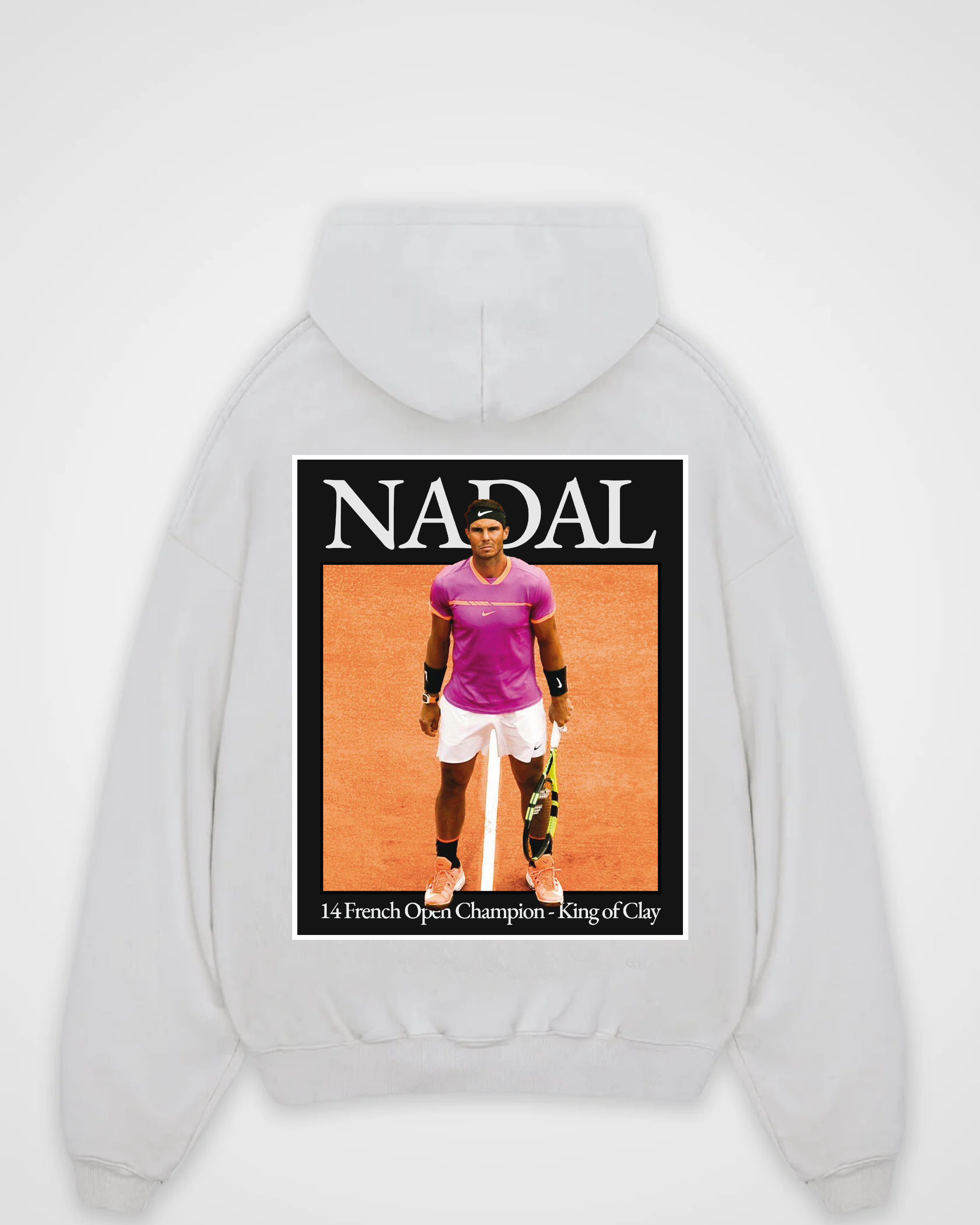 Rafael Nadal King of Clay Merch Oversized Hoodie