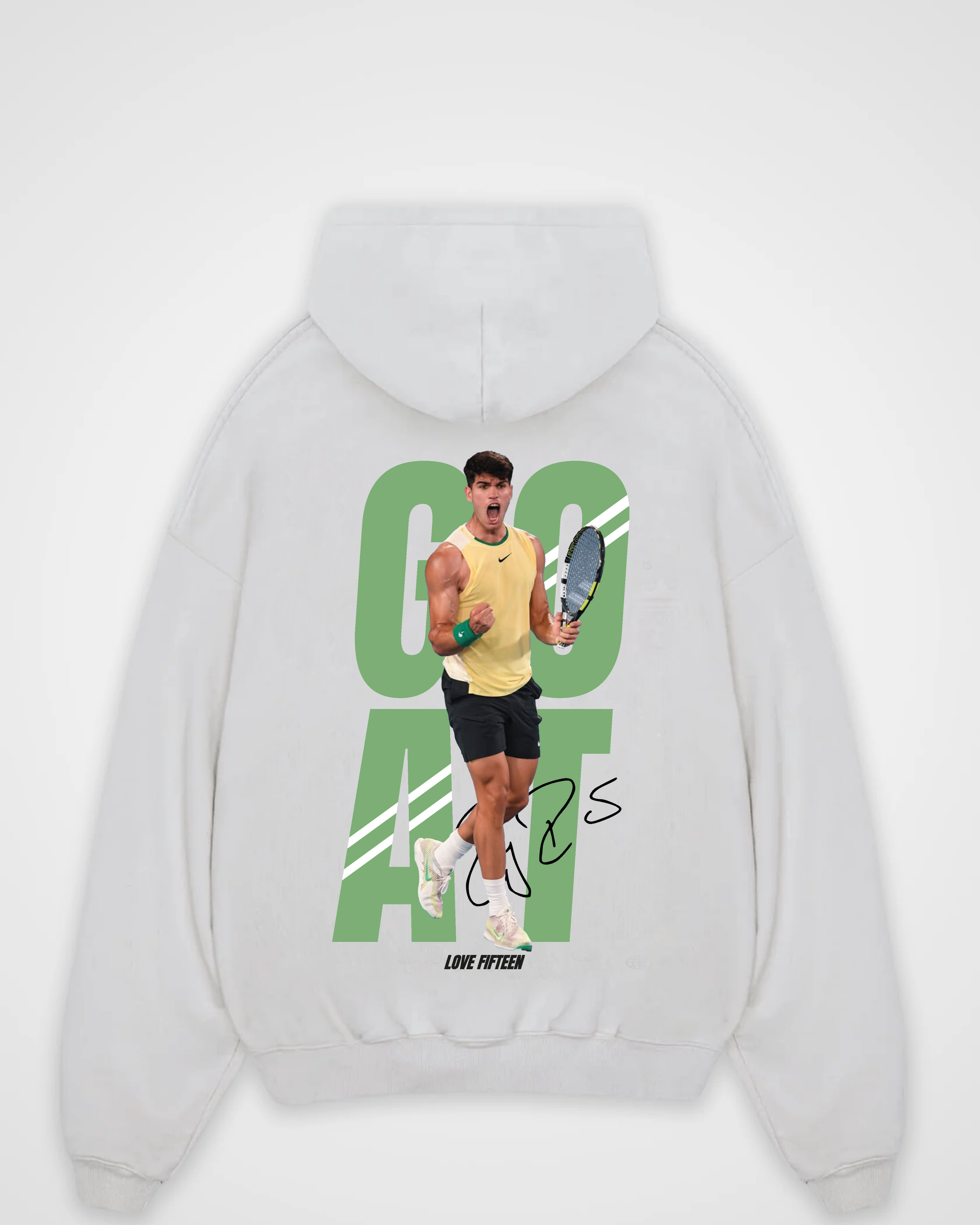 Carlos Alcaraz Goat Merch Oversized Hoodie