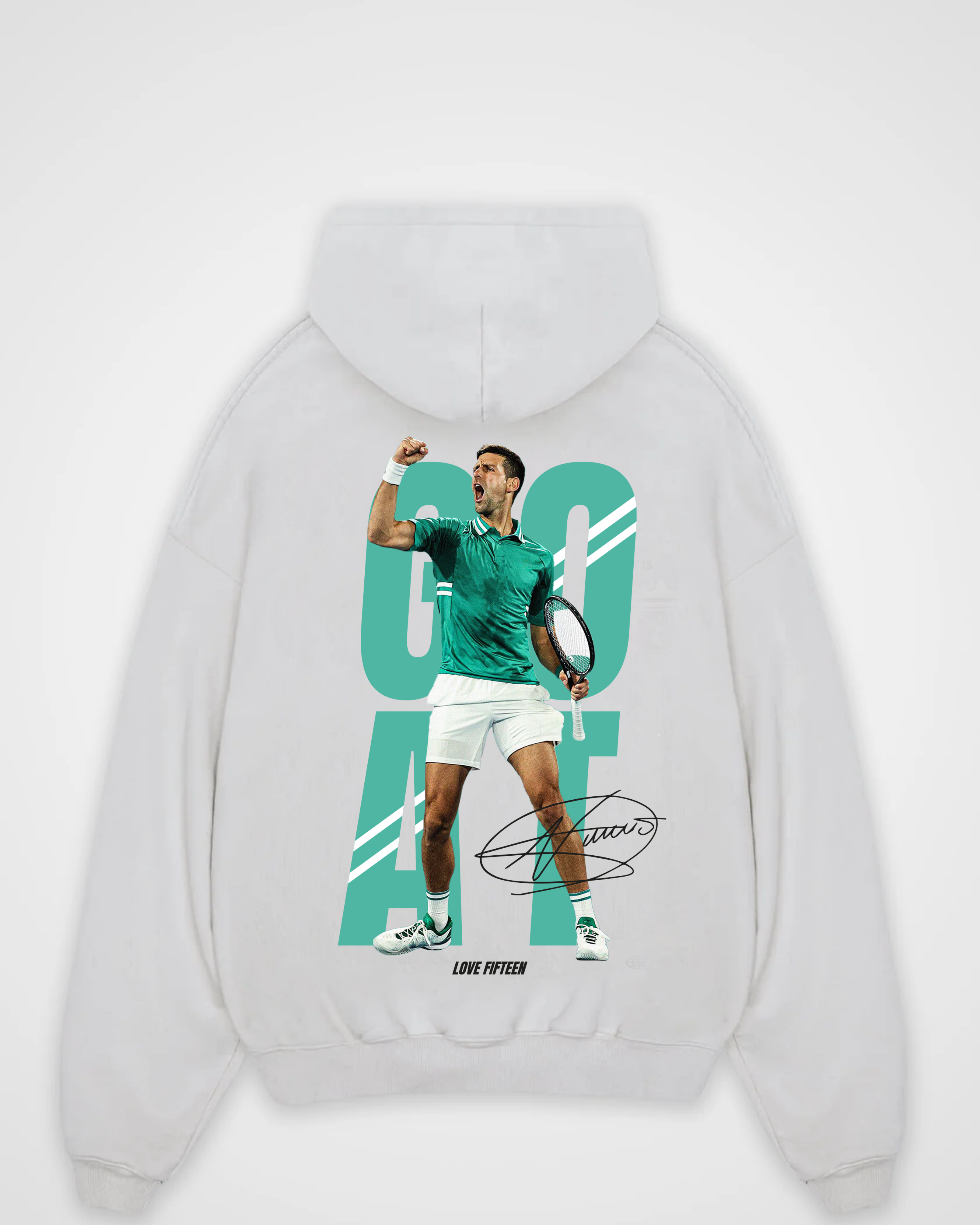 Novak Djokovic Goat Merch Oversized Hoodie