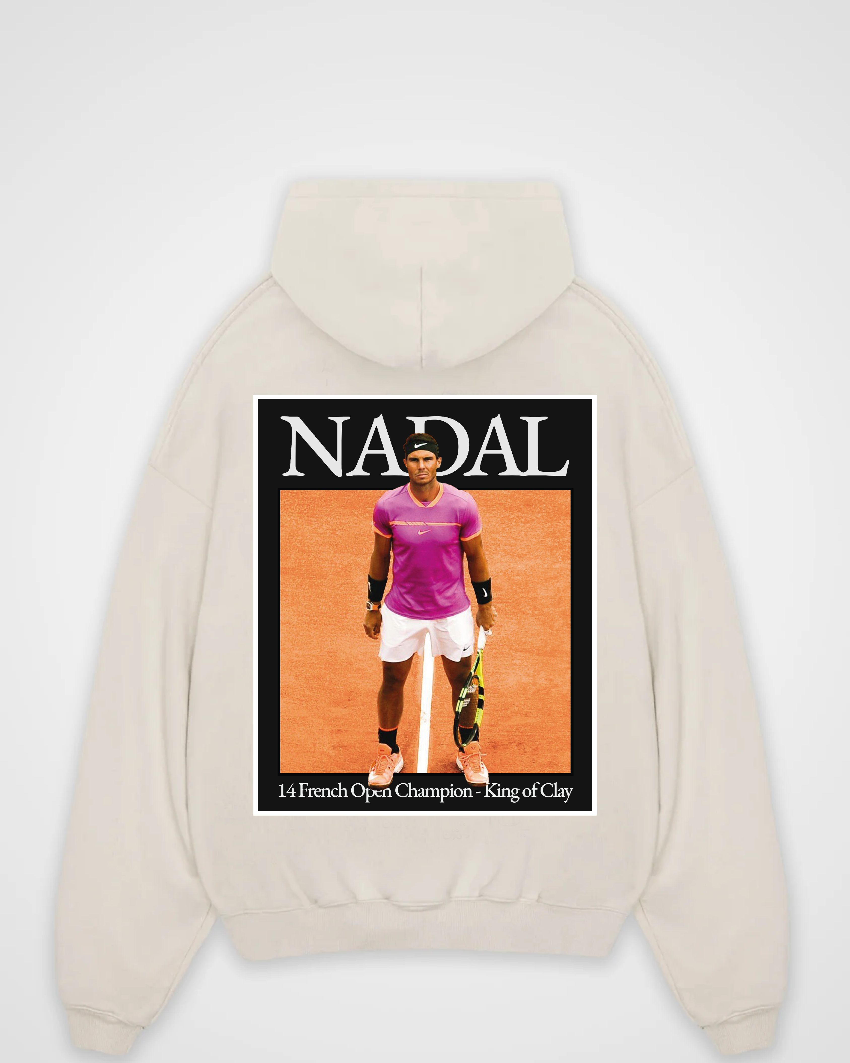 Rafael Nadal King of Clay Merch Oversized Hoodie