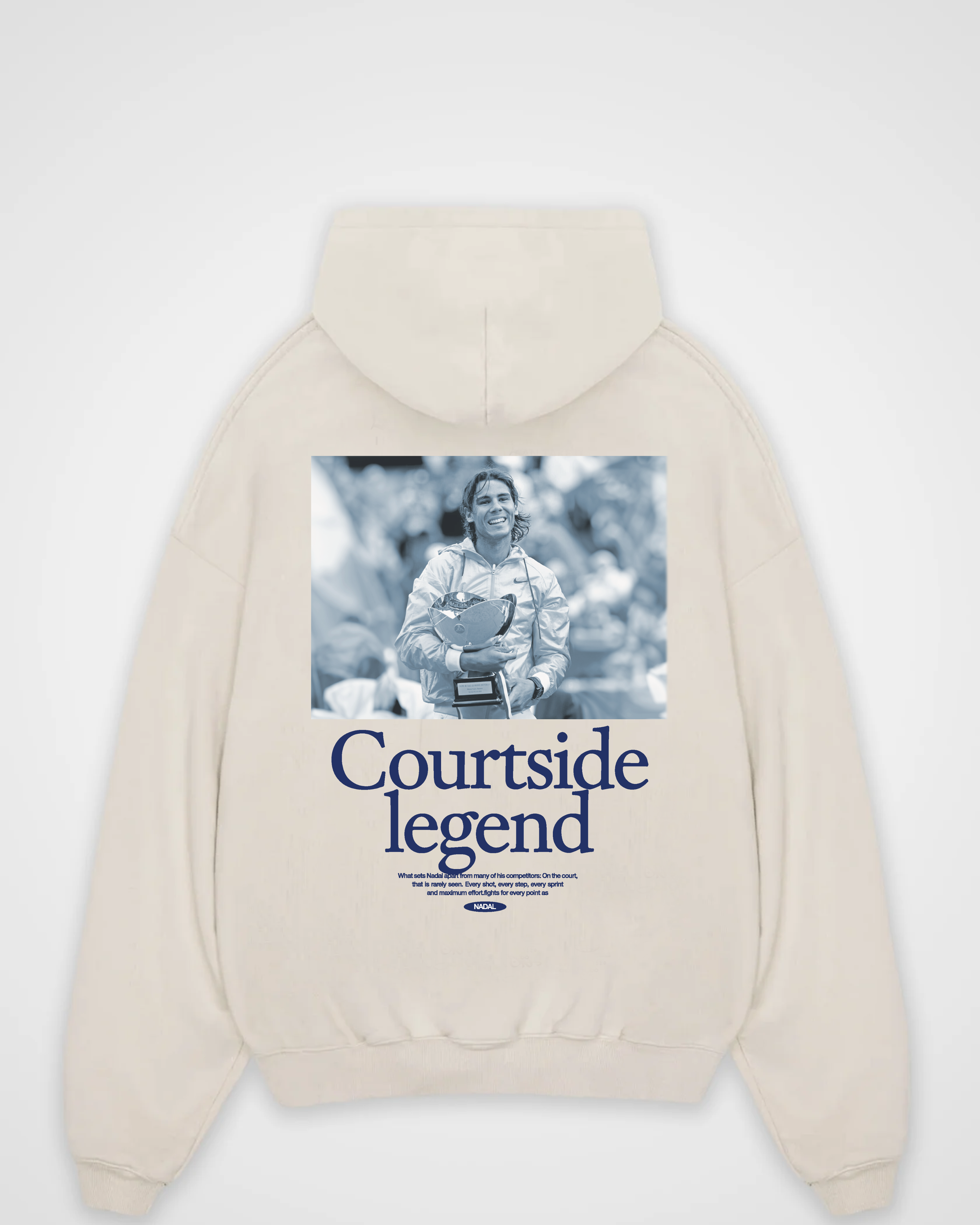 Rafael Nadal Courtside Merch Oversized Hoodie
