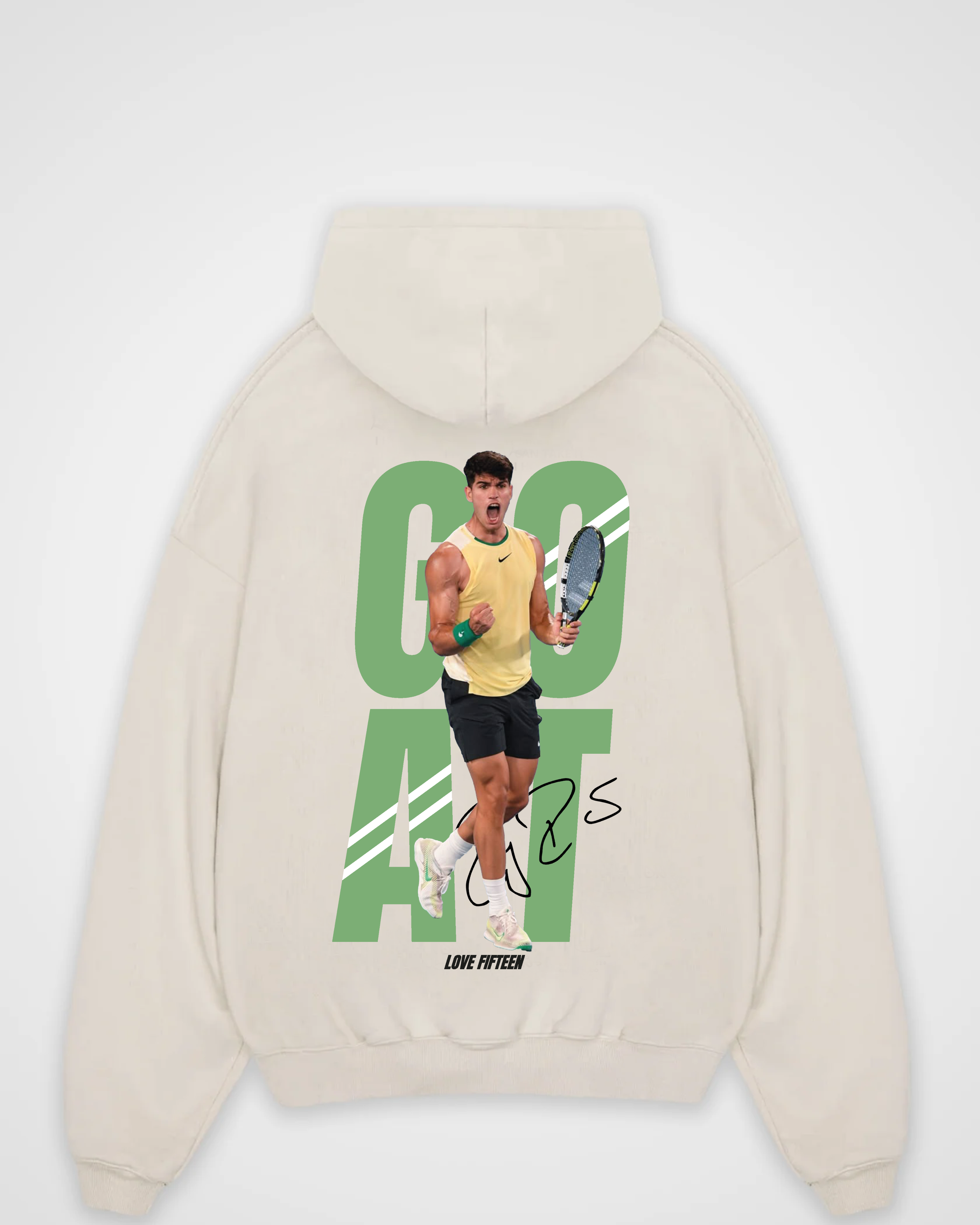 Carlos Alcaraz Goat Merch Oversized Hoodie