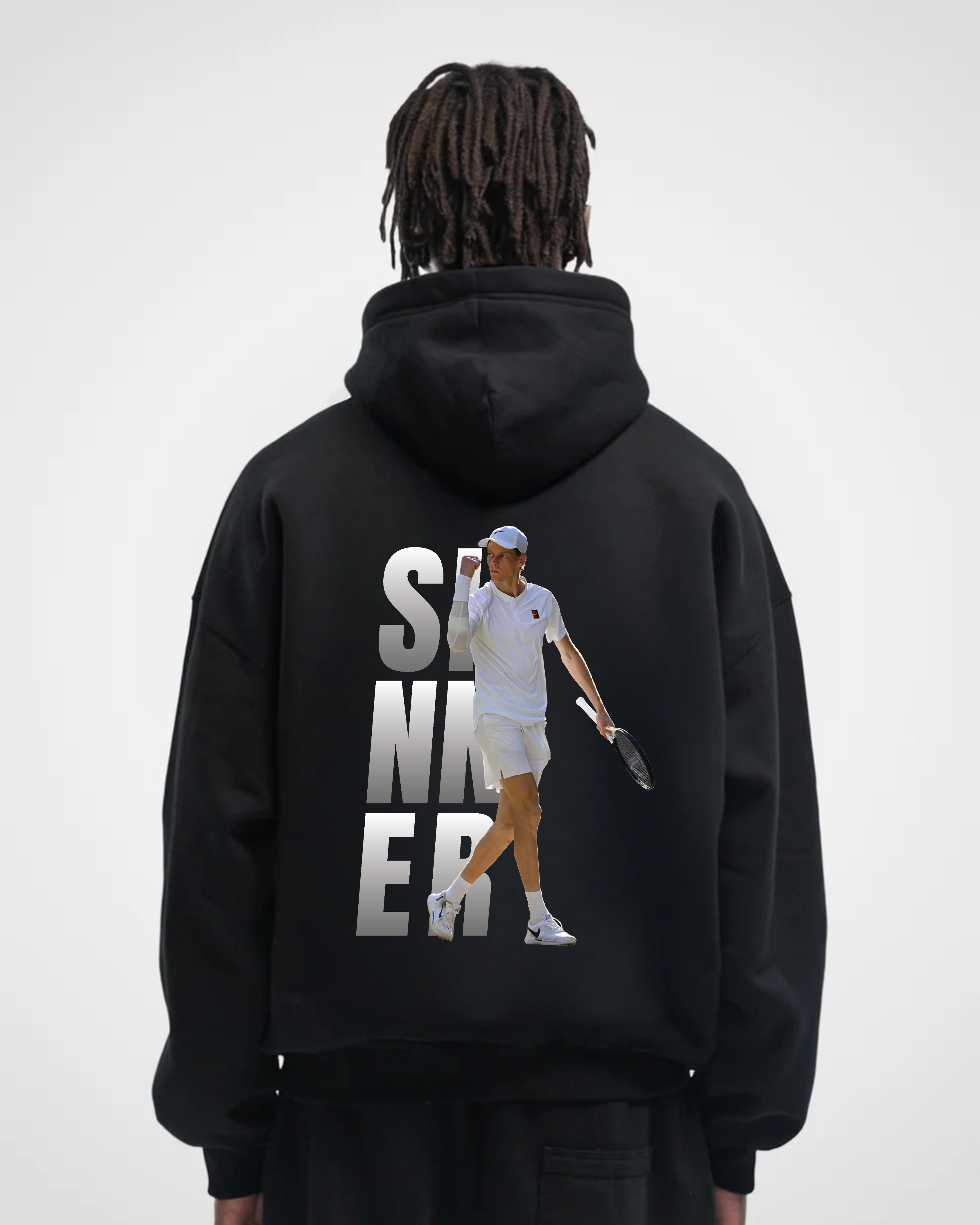 Jannik Sinner Merch Oversized Hoodie
