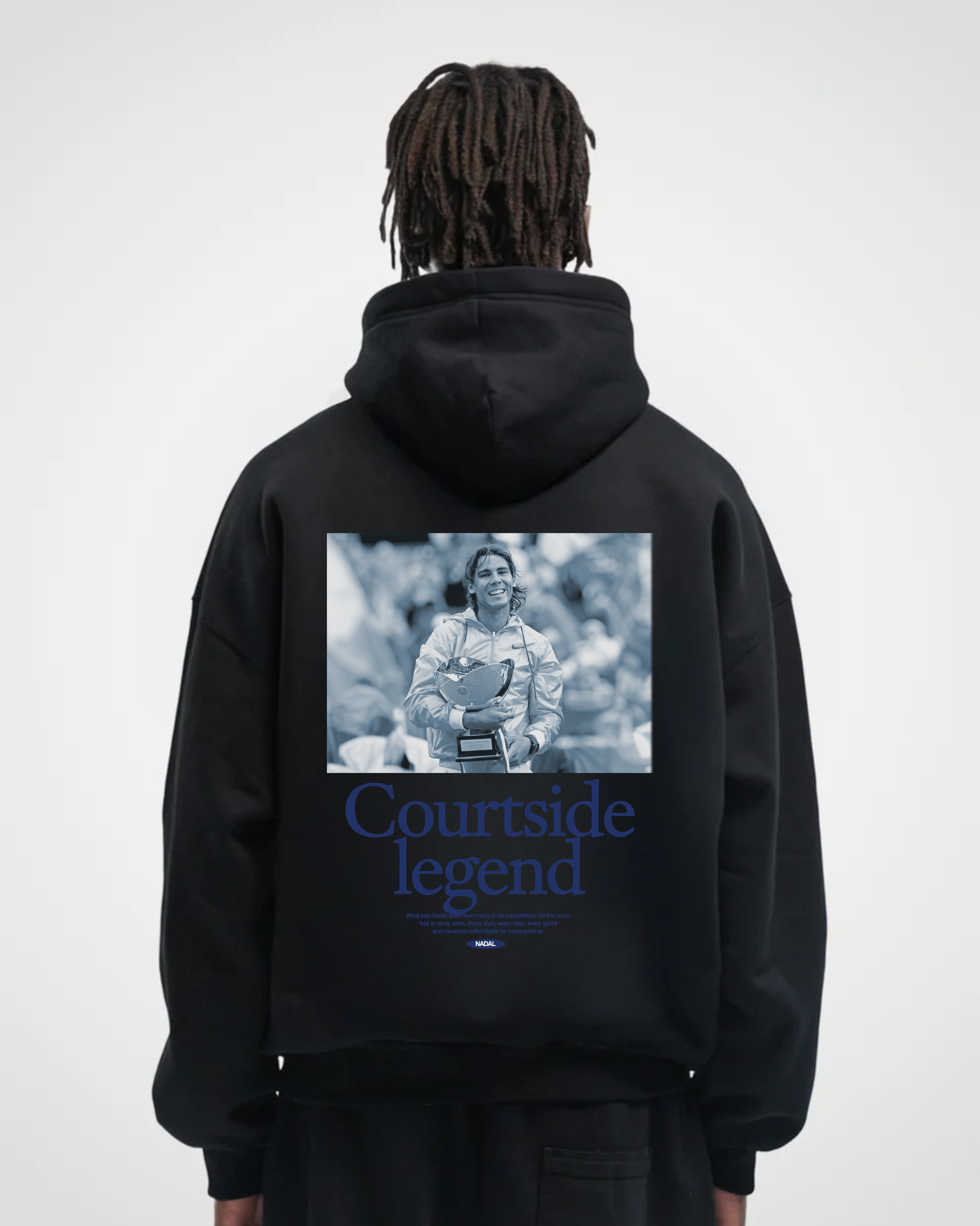 Rafael Nadal Courtside Merch Oversized Hoodie