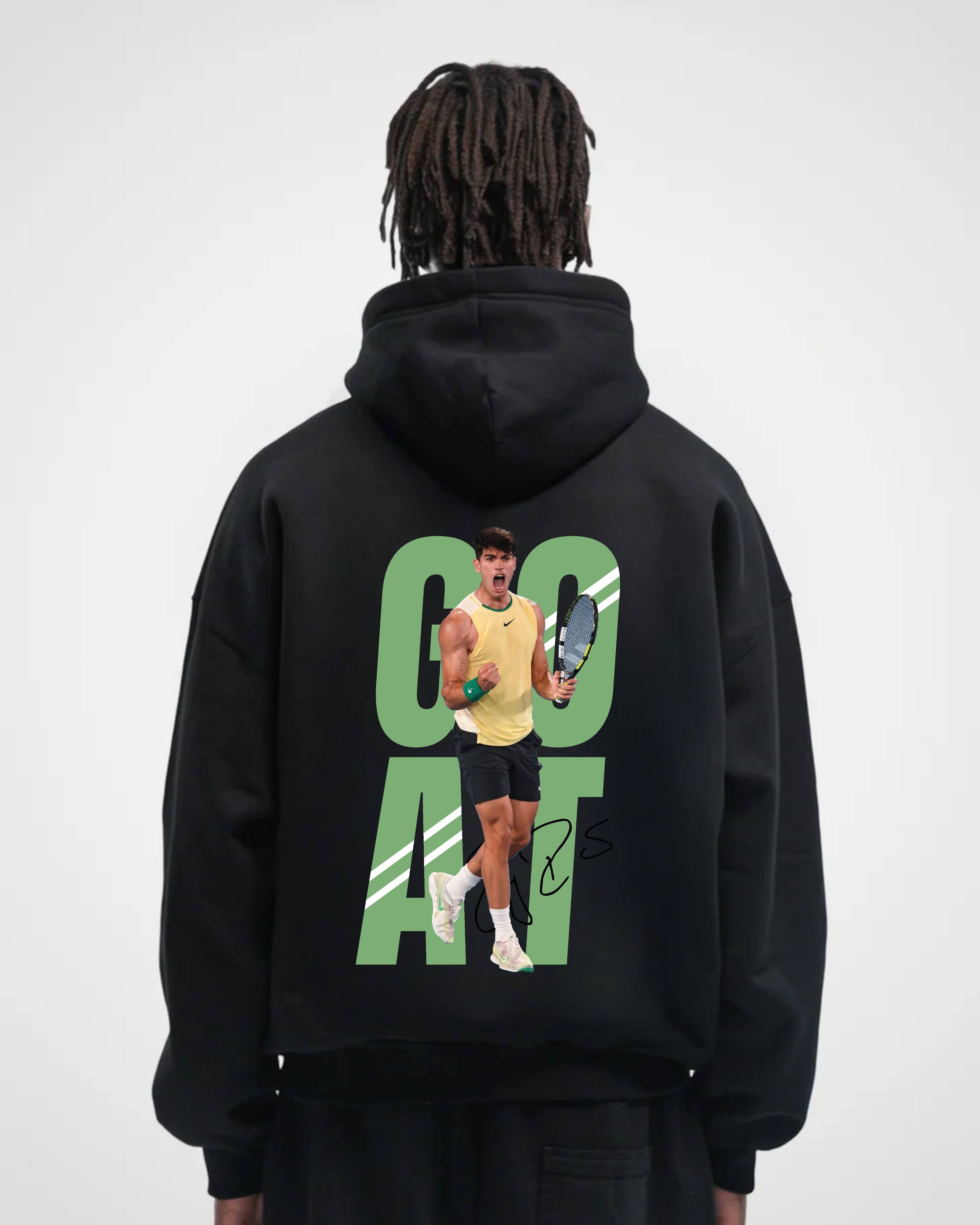 Carlos Alcaraz Goat Merch Oversized Hoodie