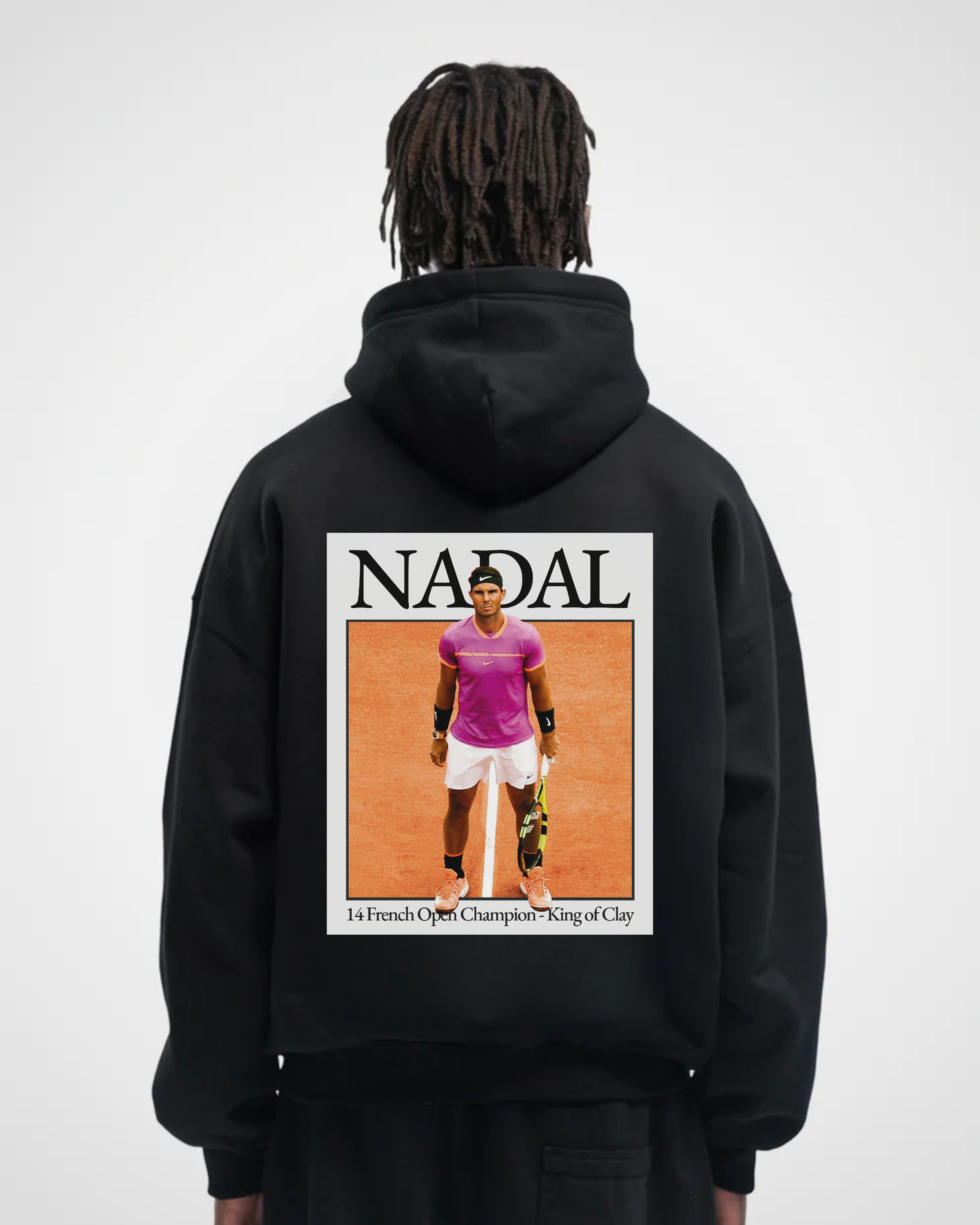 Rafael Nadal King of Clay Merch Oversized Hoodie