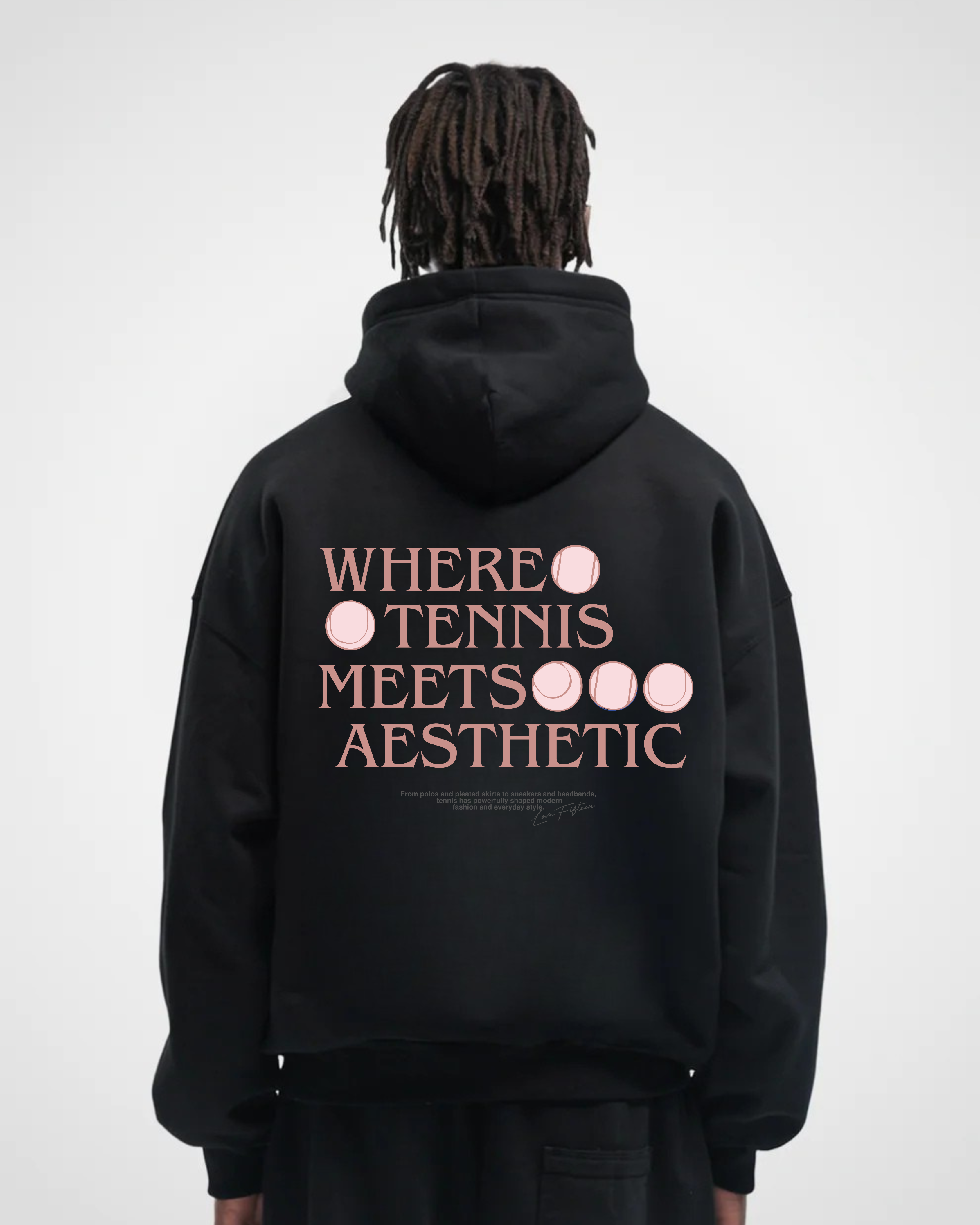 When Tennis meets Aesthetic Merch Oversized Hoodie