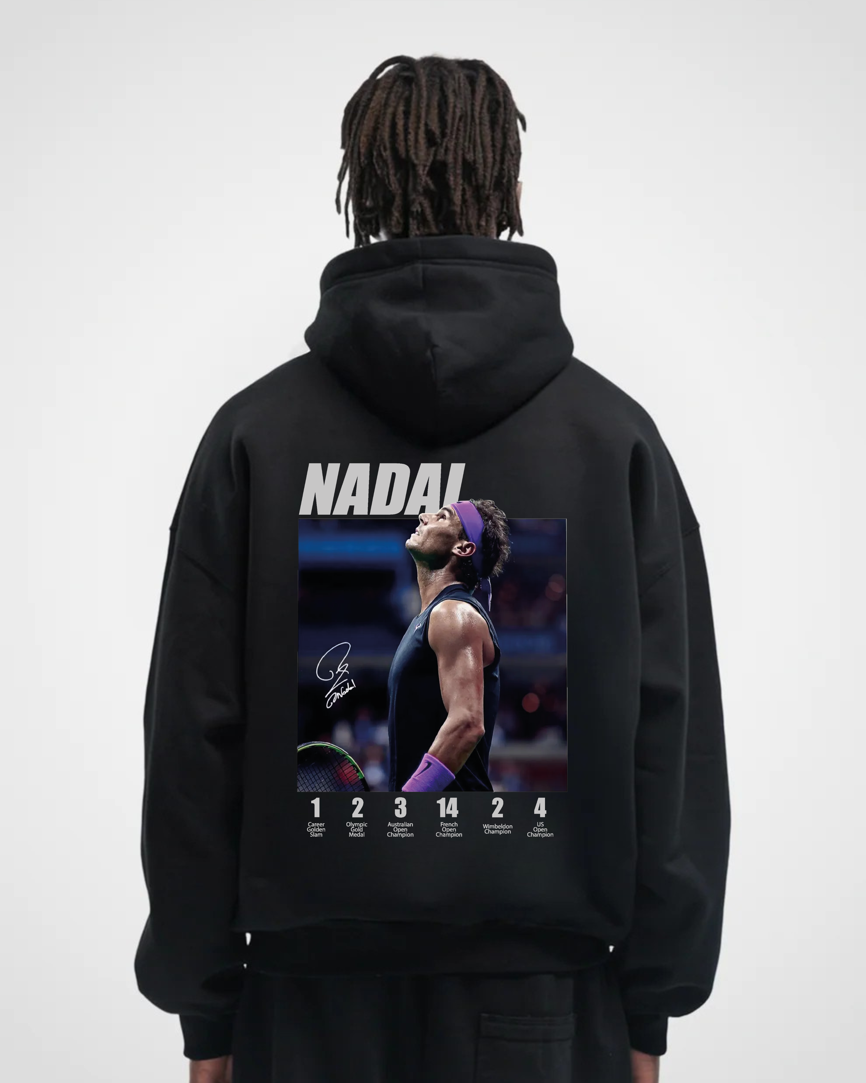 Rafael Nadal Peak Merch Oversized Hoodie