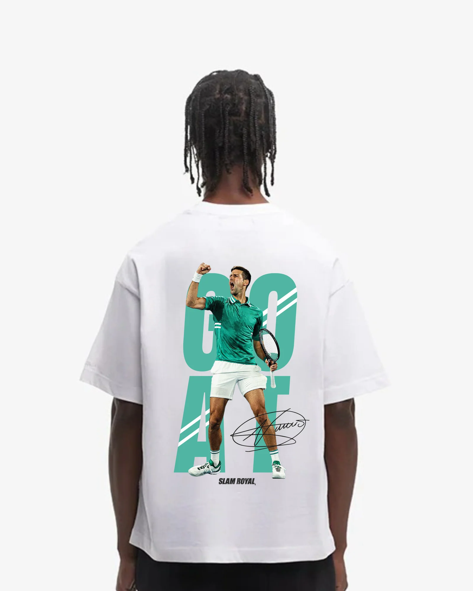 Novak Djokovic GOAT Merch Oversized Shirt