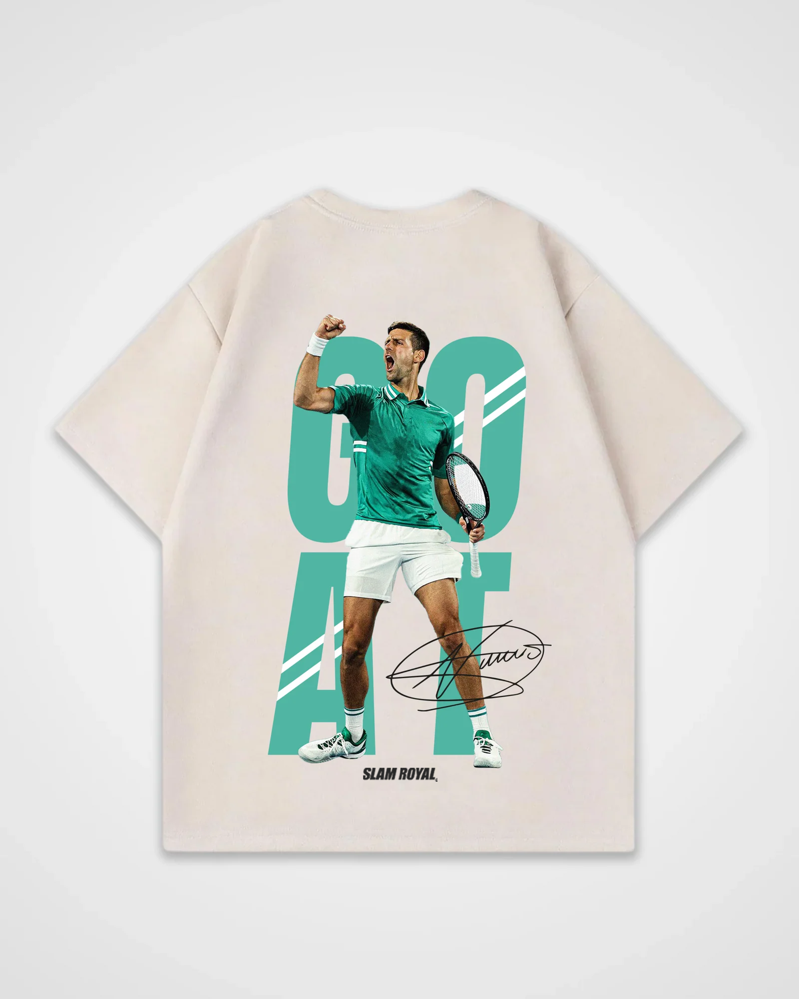 Novak Djokovic GOAT Merch Oversized Shirt