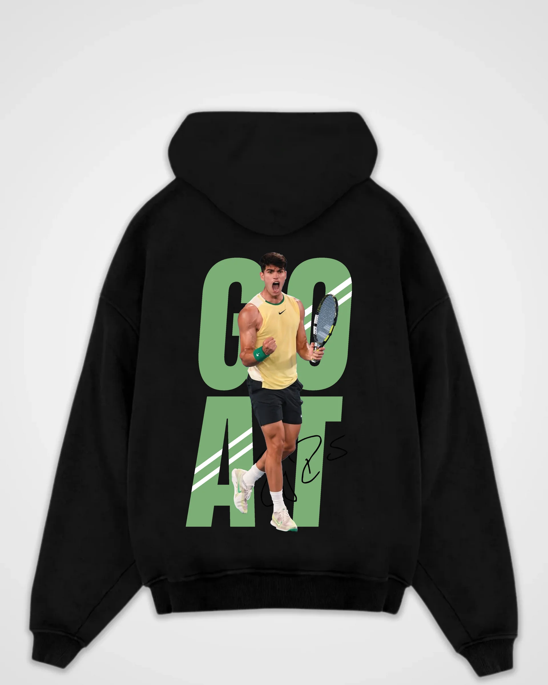 Carlos Alcaraz Goat Merch Oversized Hoodie