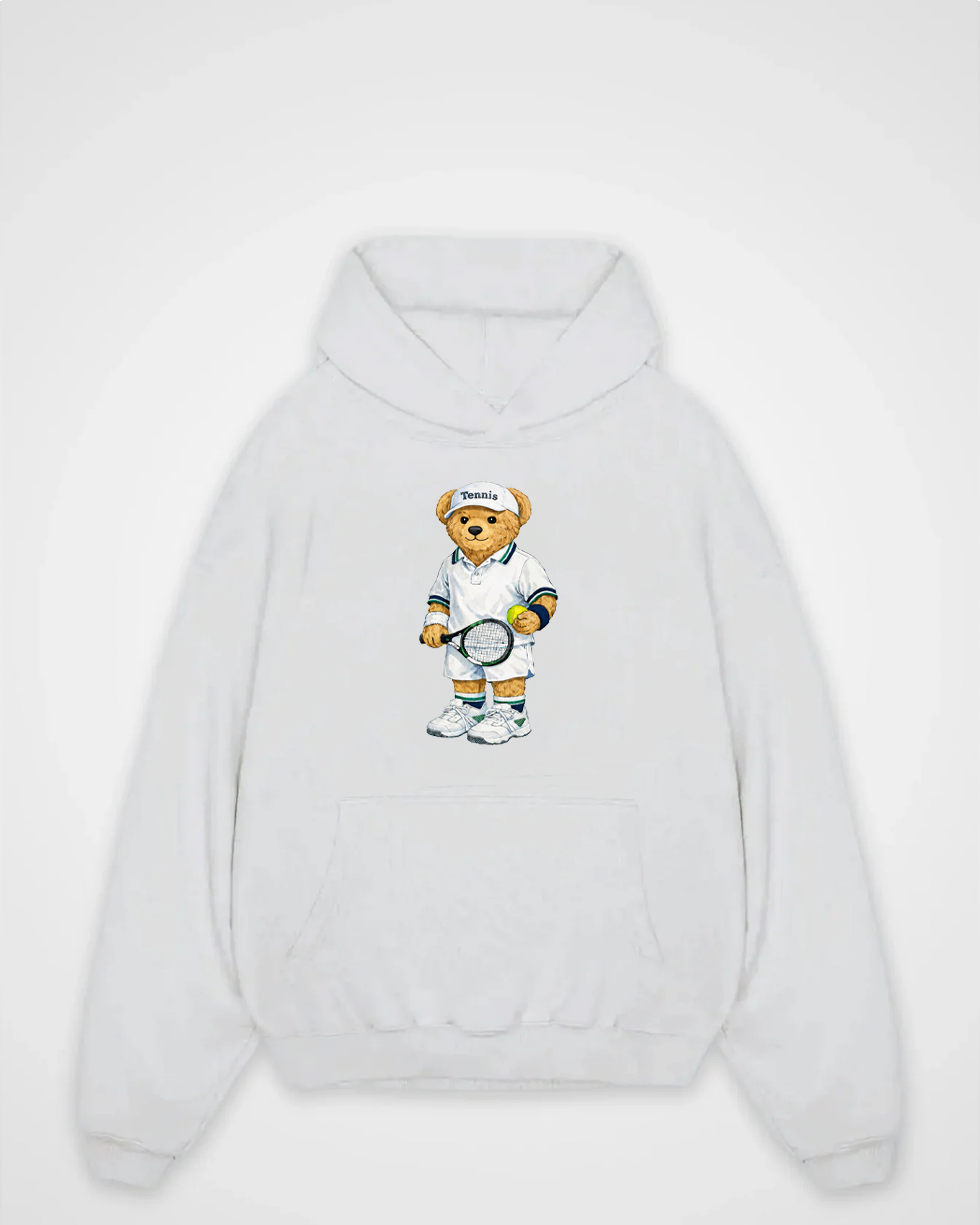 Polo Tennis Bear Oversized Hoodie