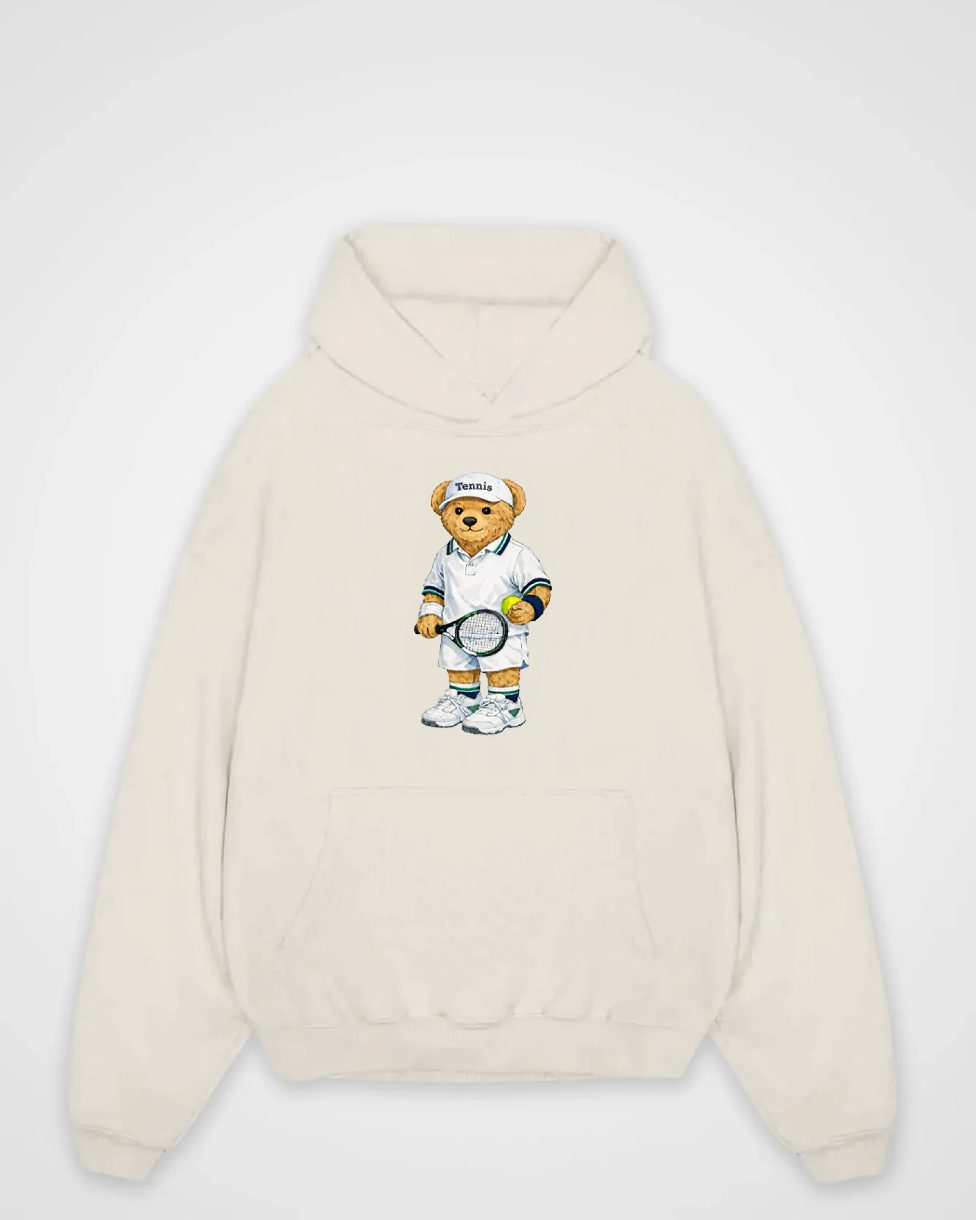Polo Tennis Bear Oversized Hoodie