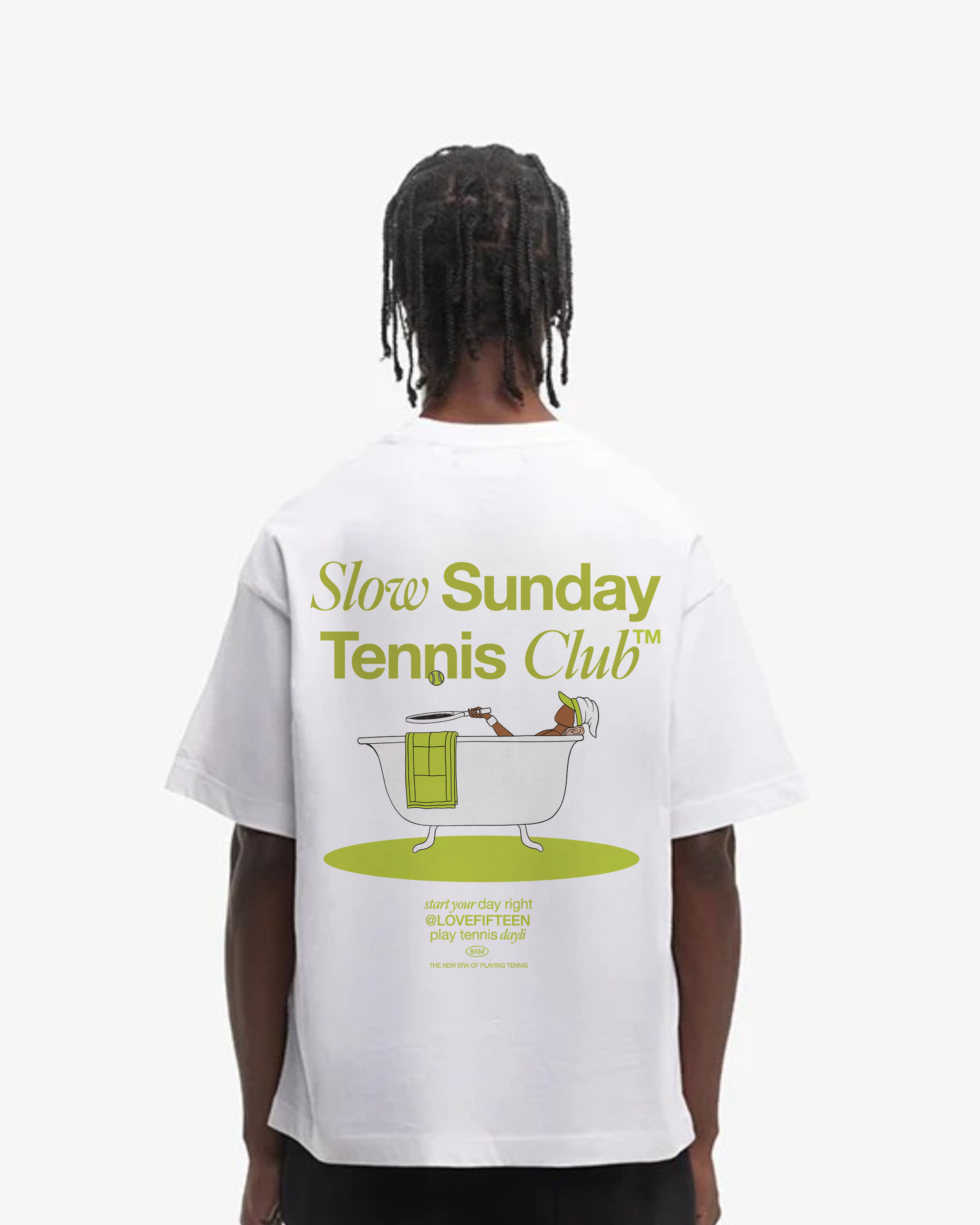 Slow Sunday Tennis Club Oversized Shirt