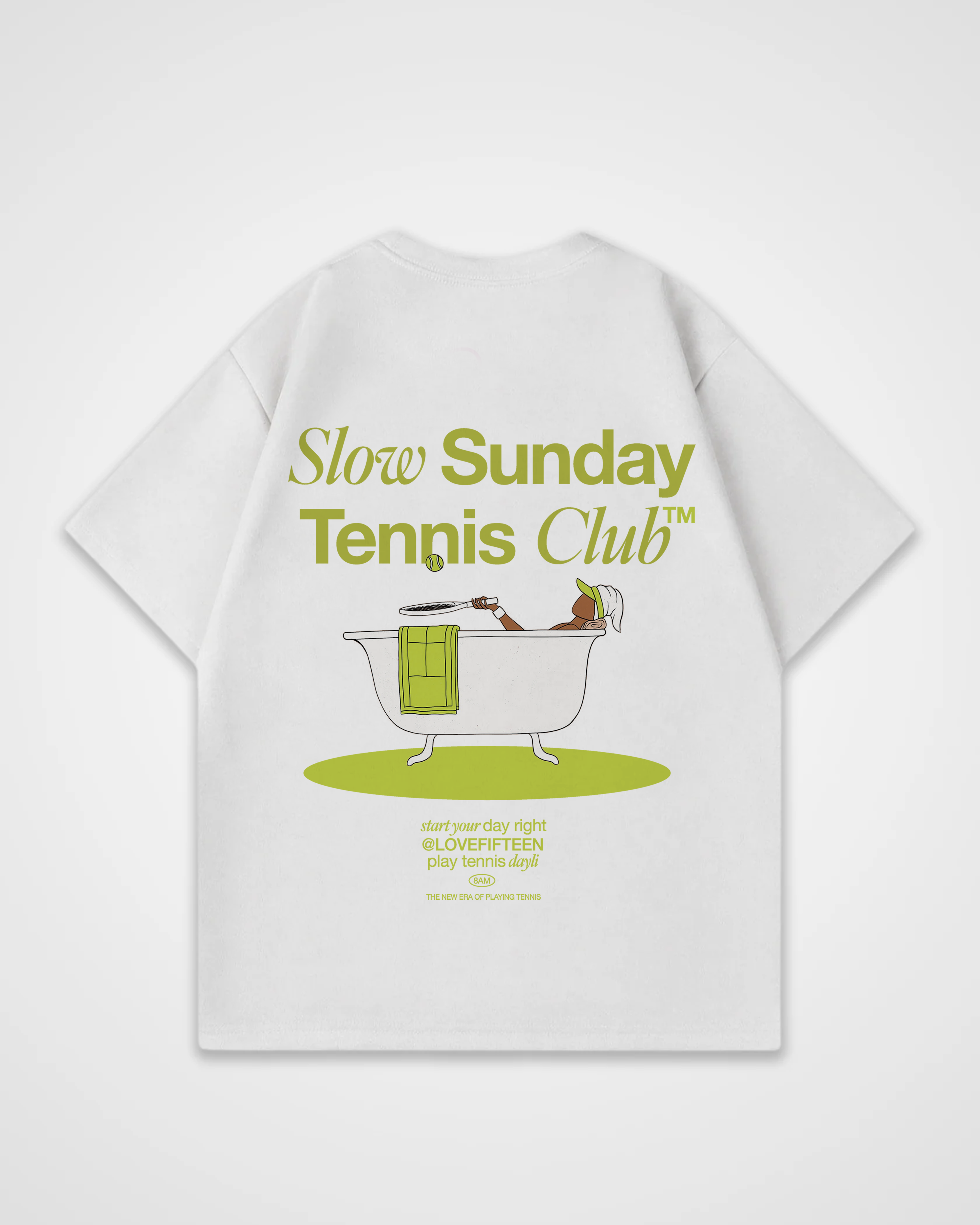 Slow Sunday Tennis Club Oversized Shirt